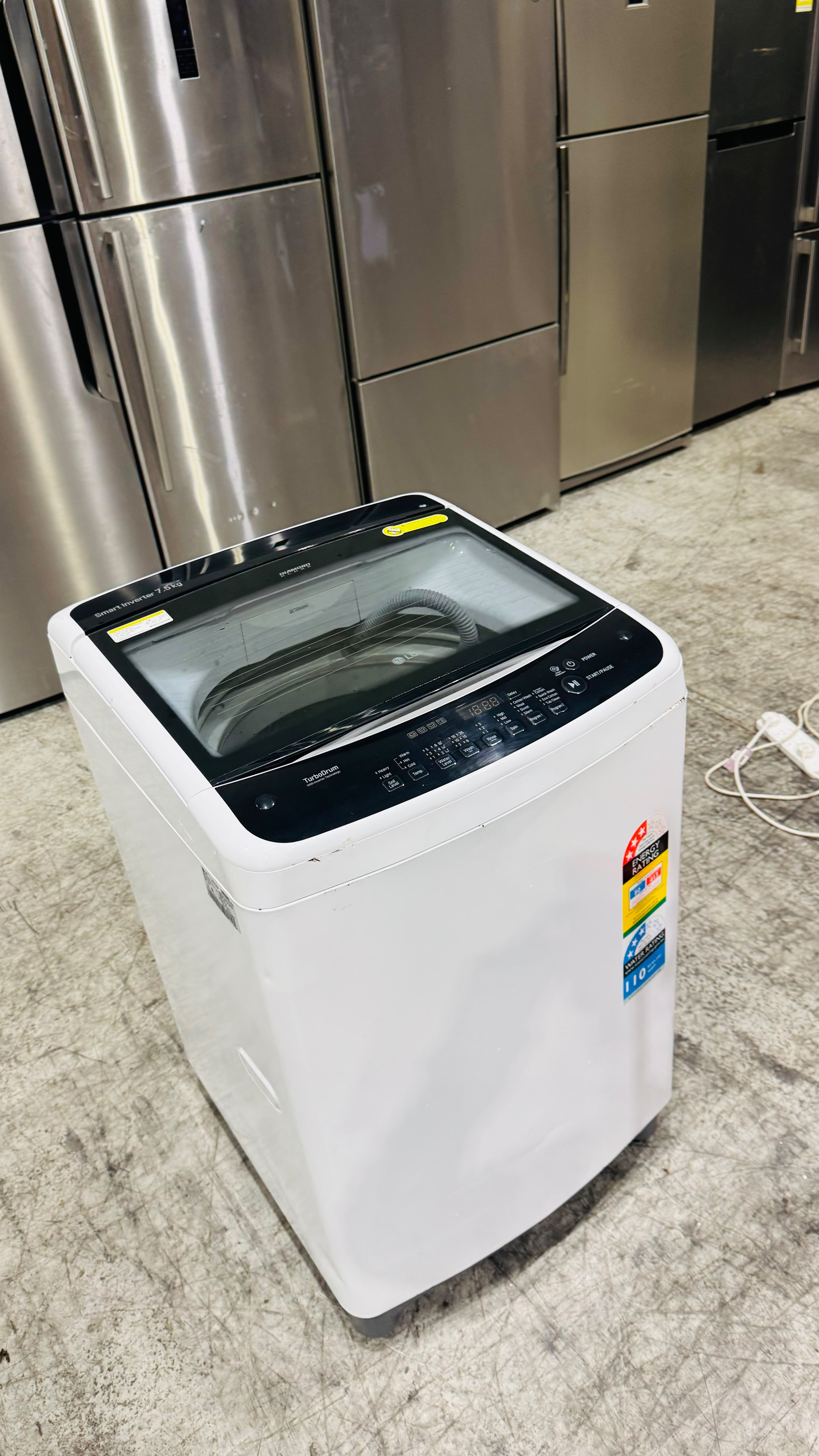 LG 7.5KGS TOP LOADER WASHING MACHINE