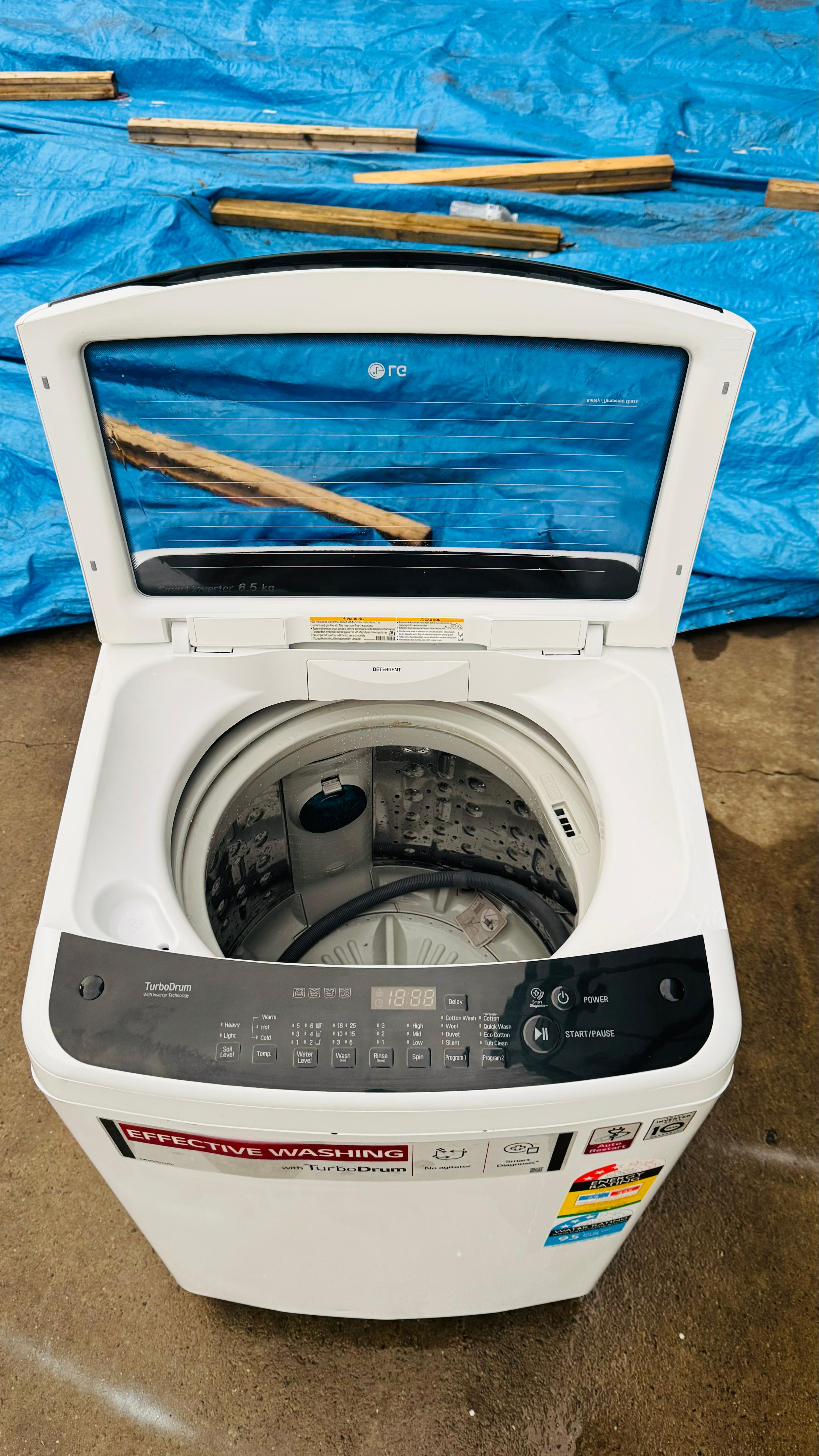 LG 6.5KGS TOP LOADER WASHING MACHINE