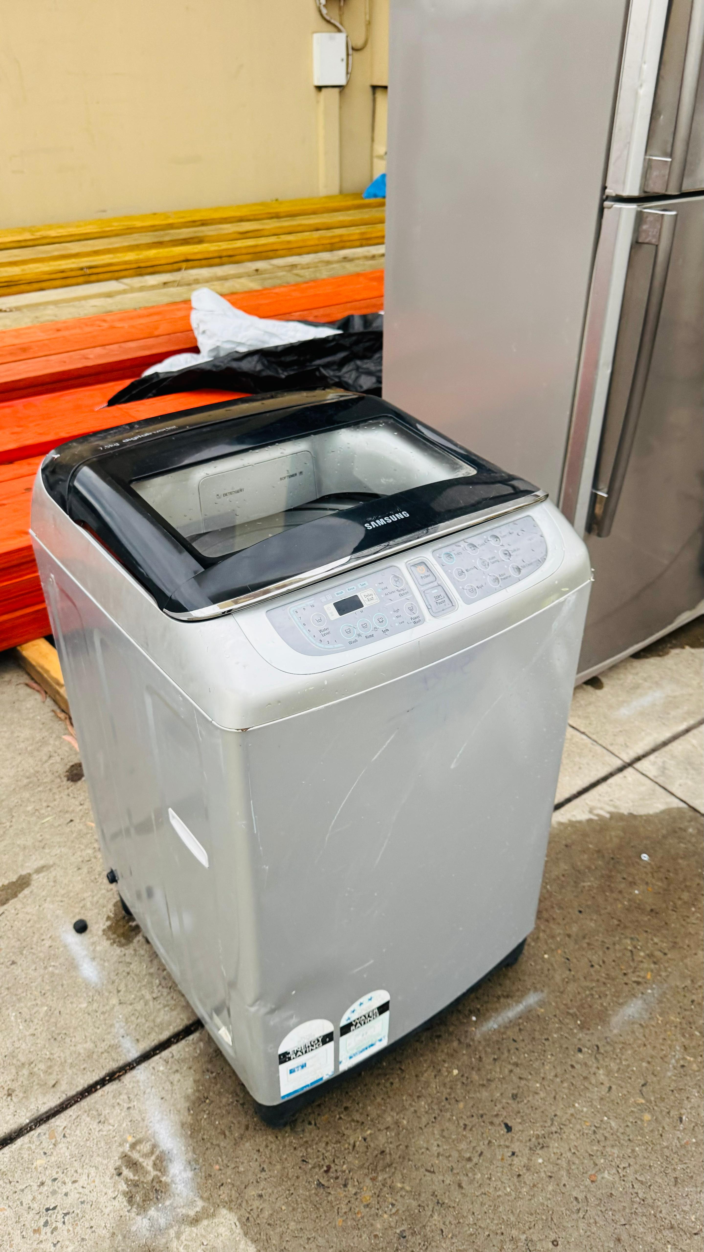SAMSUNG 7.5KGS TOP LOADER WASHING MACHINE