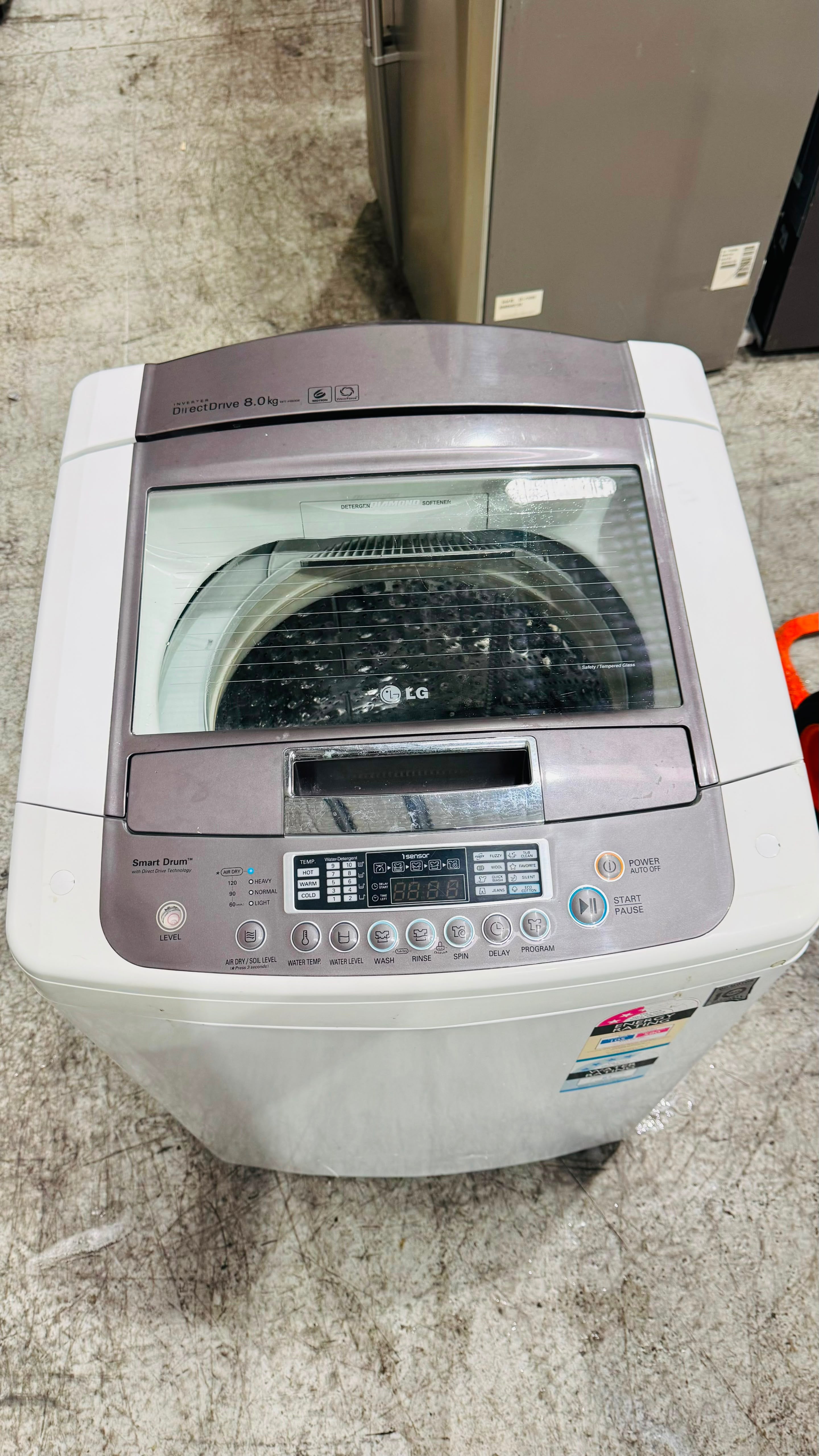 LG 8KGS TOP LOADER WASHING MACHINE
