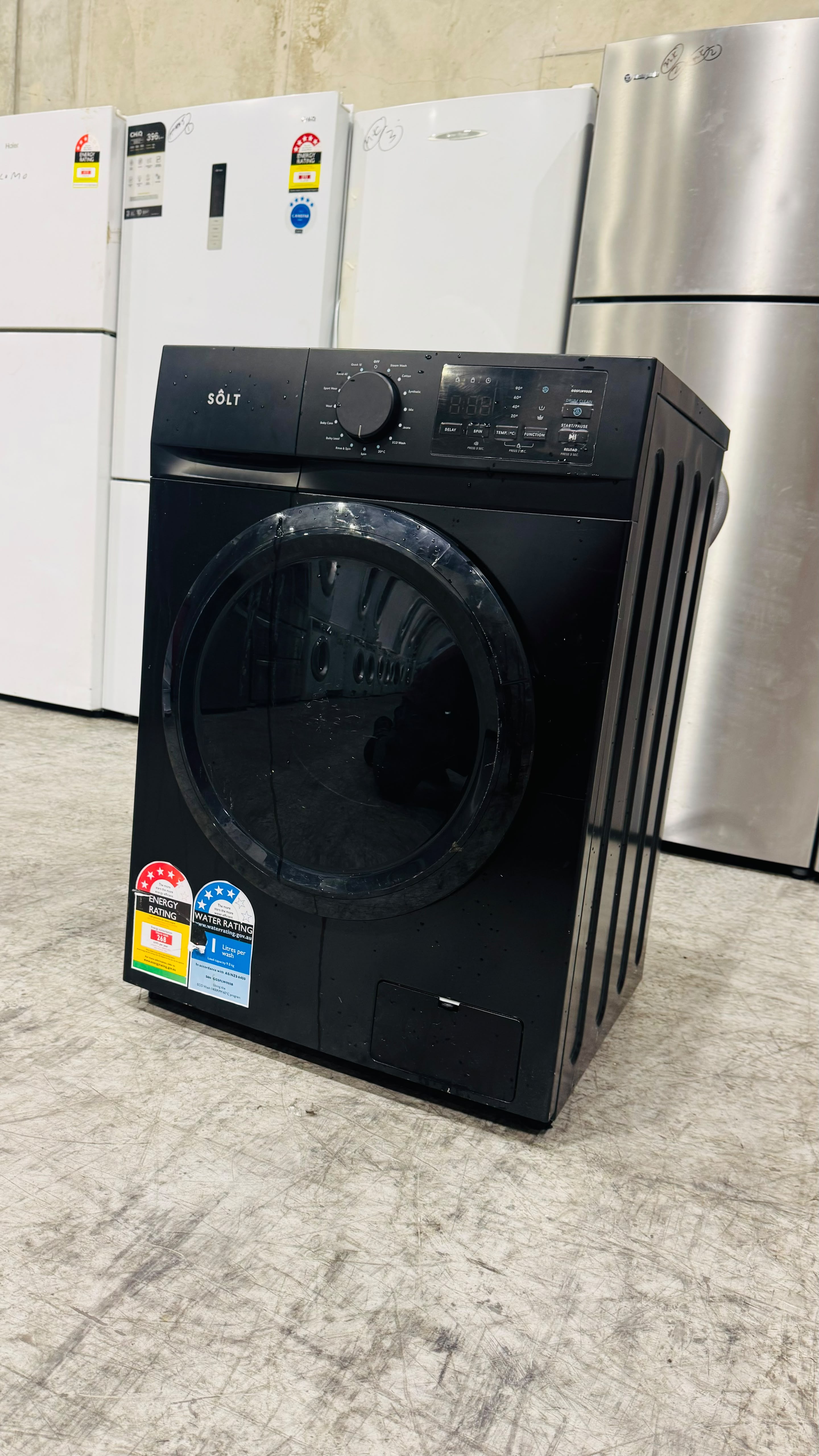 SOLT 9KGS FRONT LOADER WASHING MACHINE