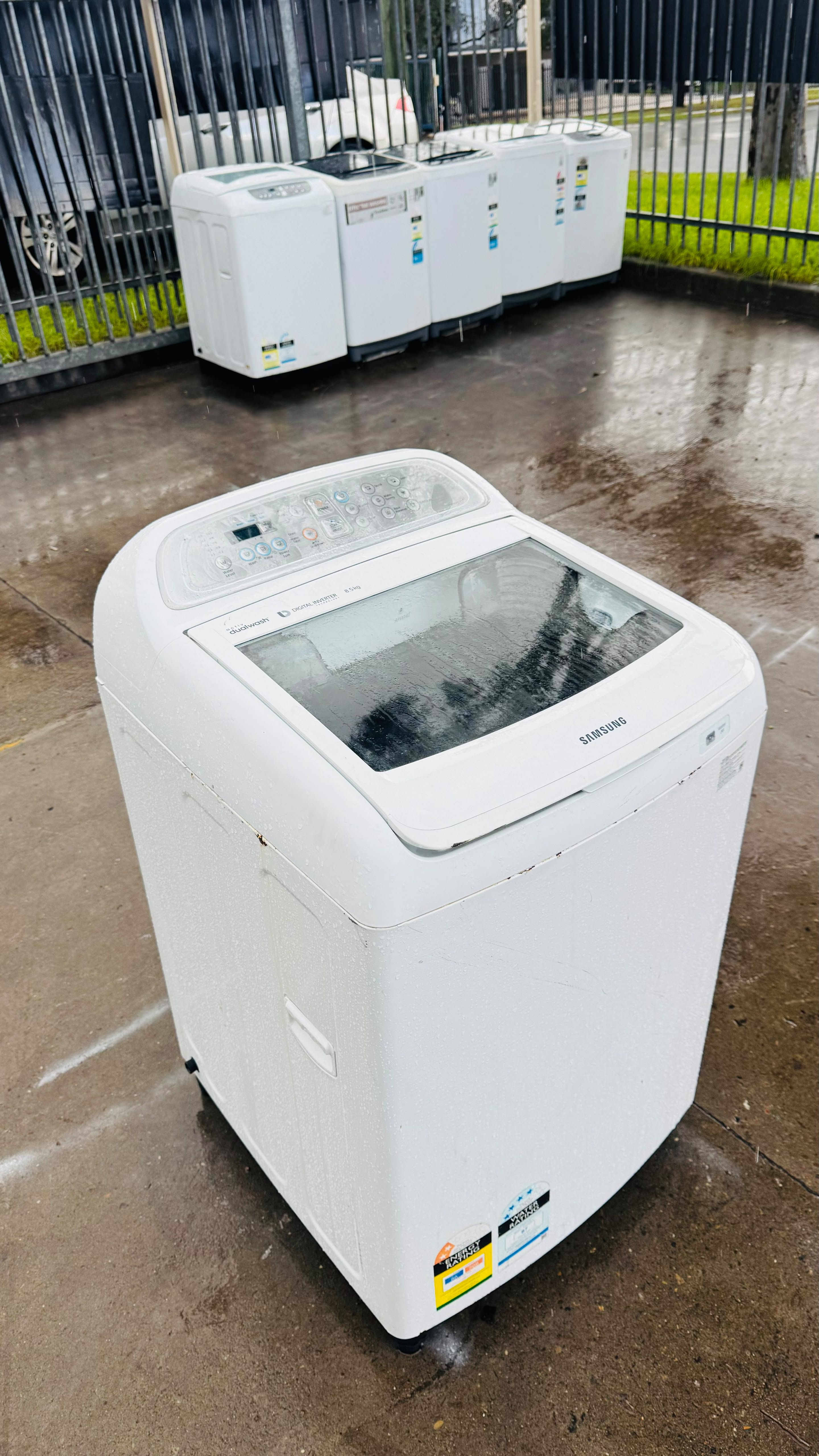 SAMSUNG 8.5KGS TOP LOADER WASHING MACHINE