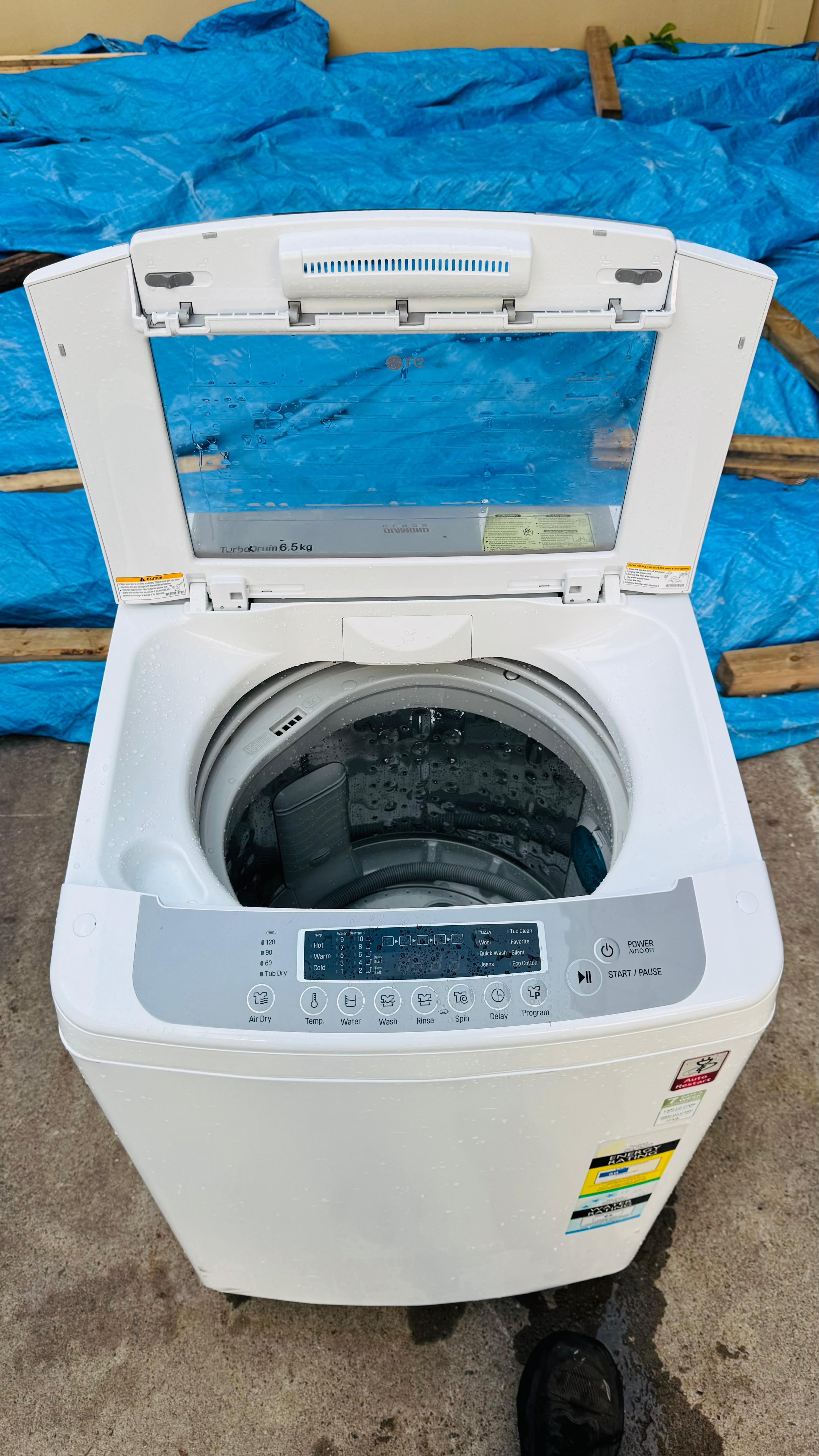 LG 6.5KGS TOP LOADER WASHING MACHINE