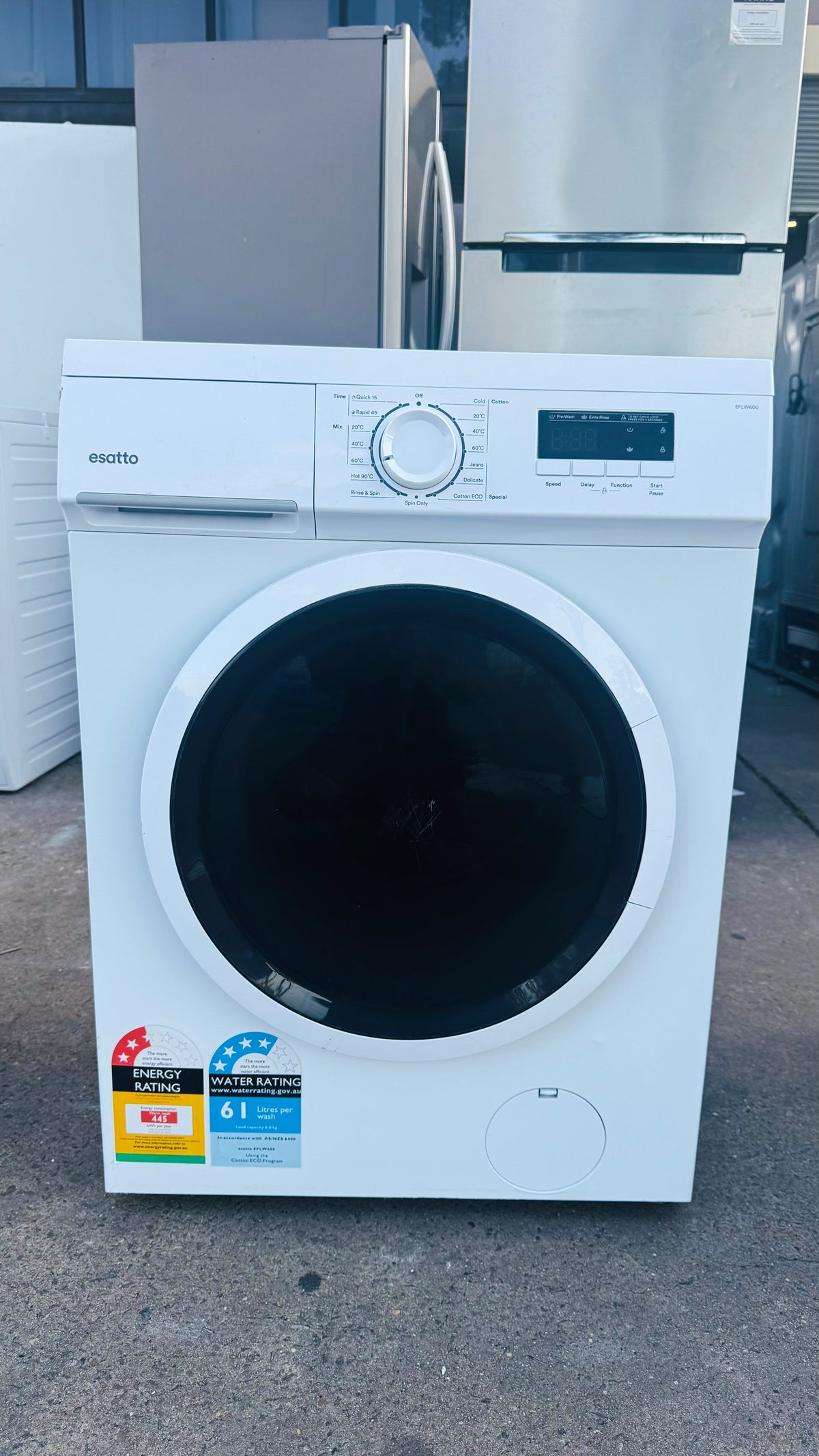 ESATTO 6KGS FRONT LOADER WASHING MACHINE