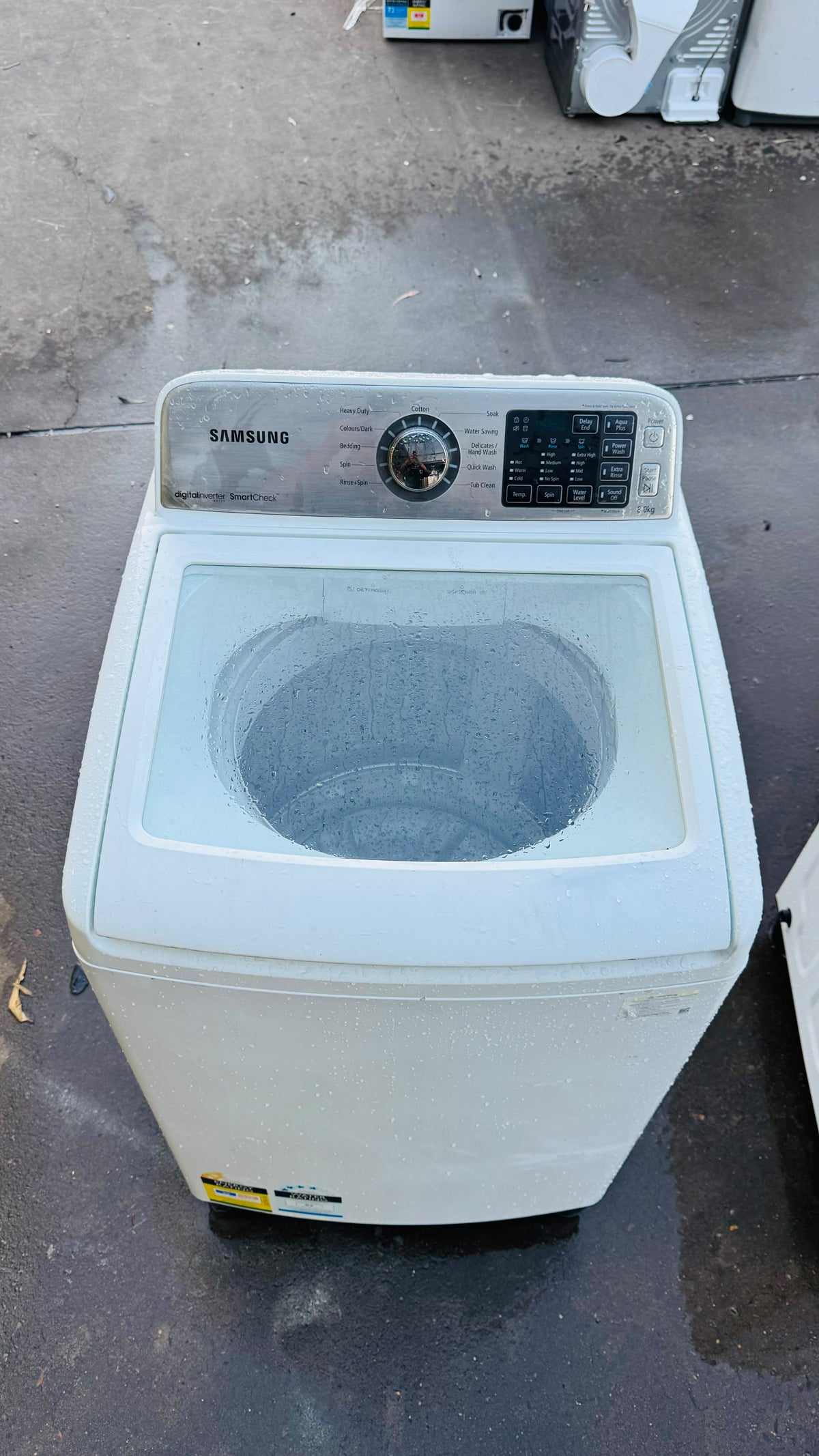SAMSUNG 8KGS TOP LOADER WASHING MACHINE