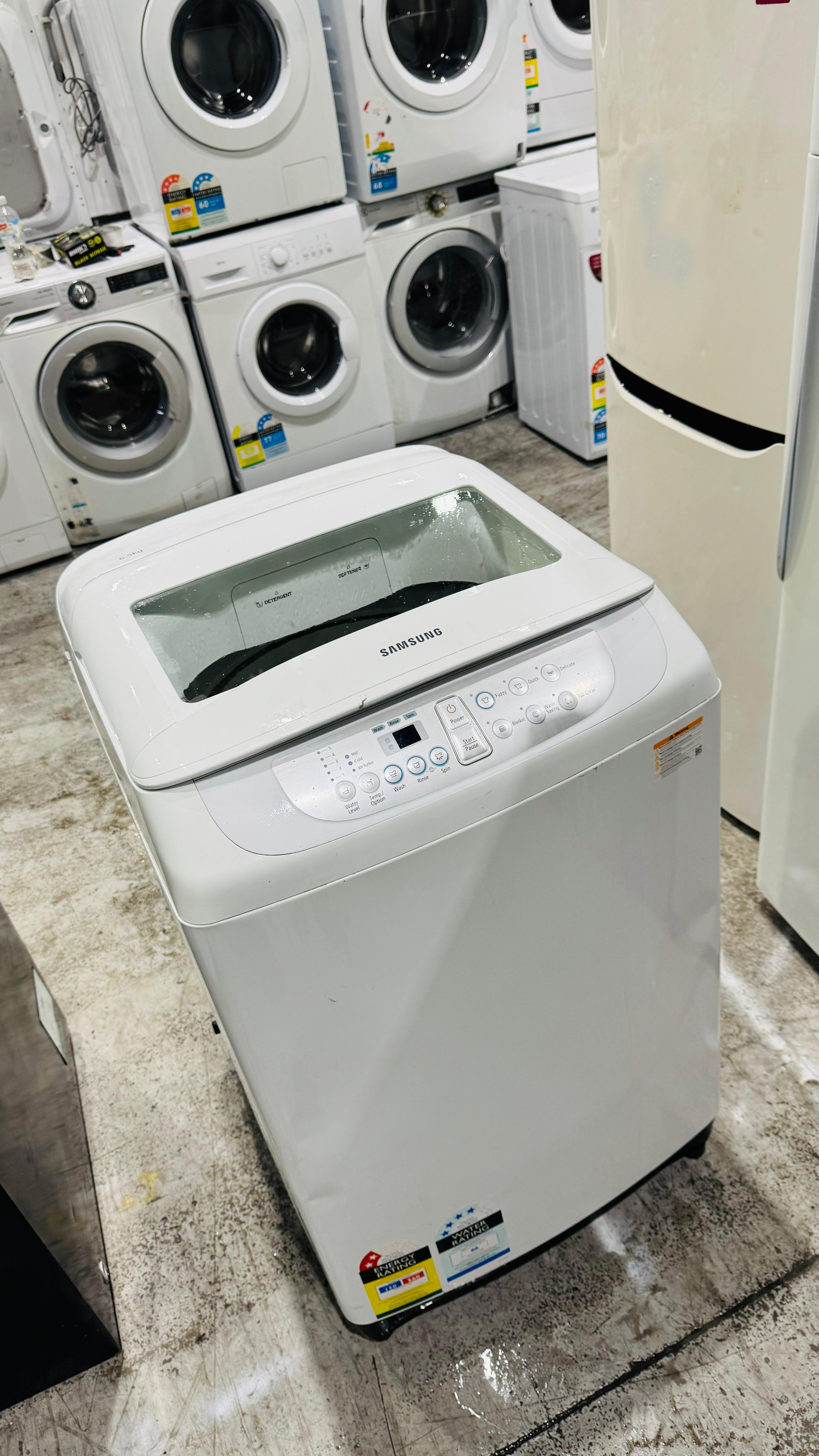 SAMSUNG 6.5 KGS TOP LOADER WASHING MACHINE