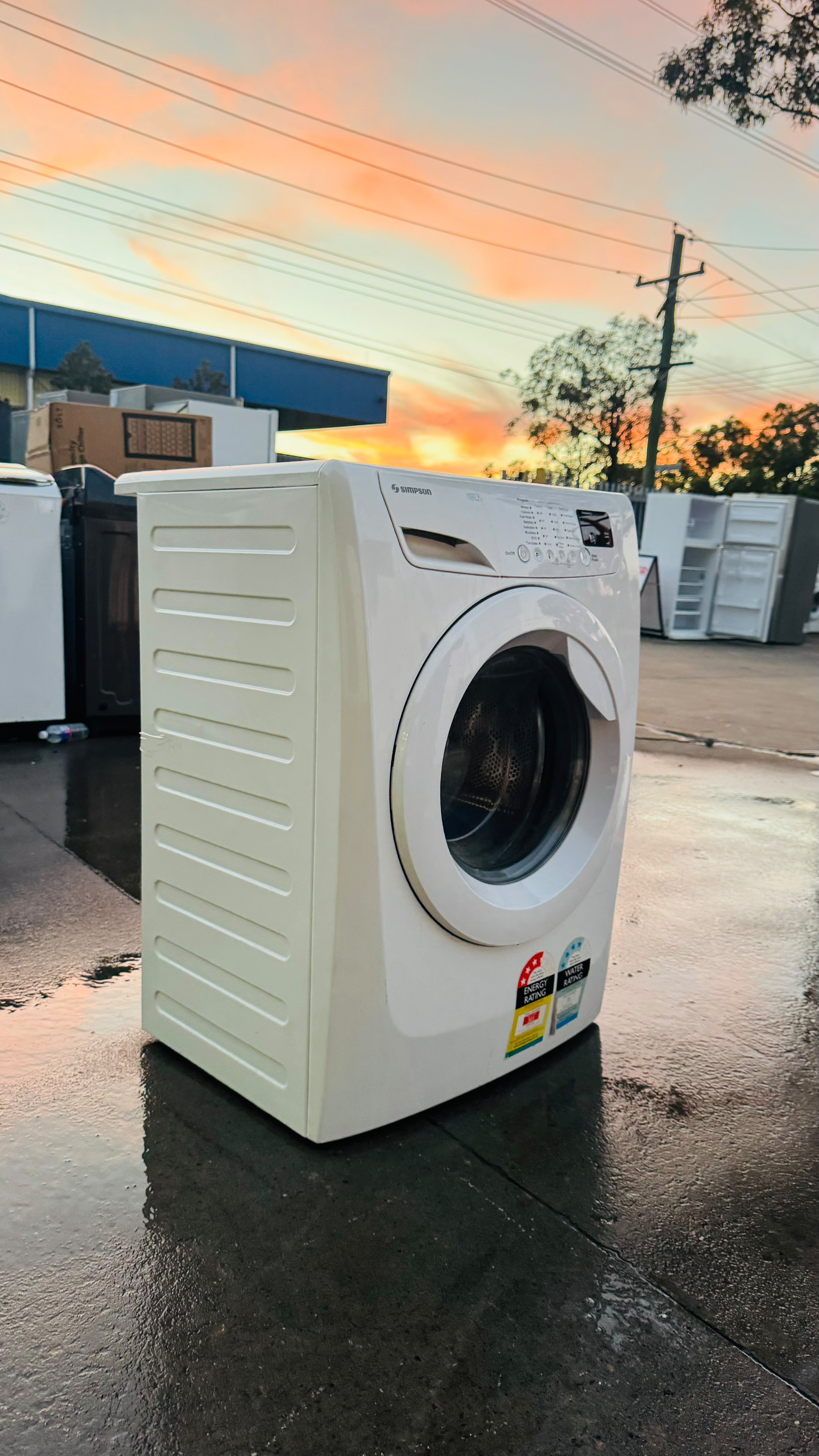 SIMPSON 7KGS FRONT LOADER WASHING MACHINE
