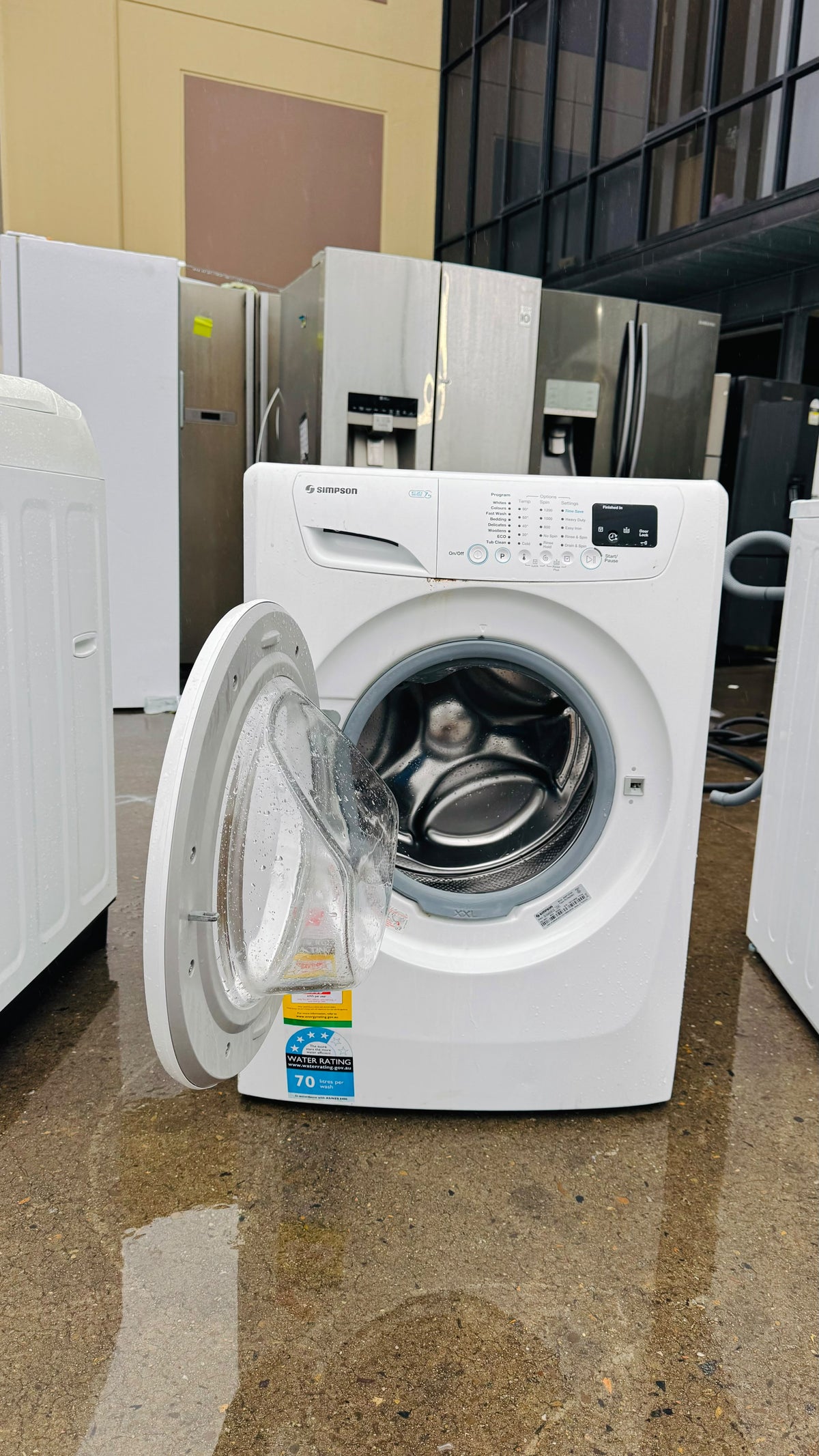 SIMPSON 7KGS FRONT LOADER WASHING MACHINE
