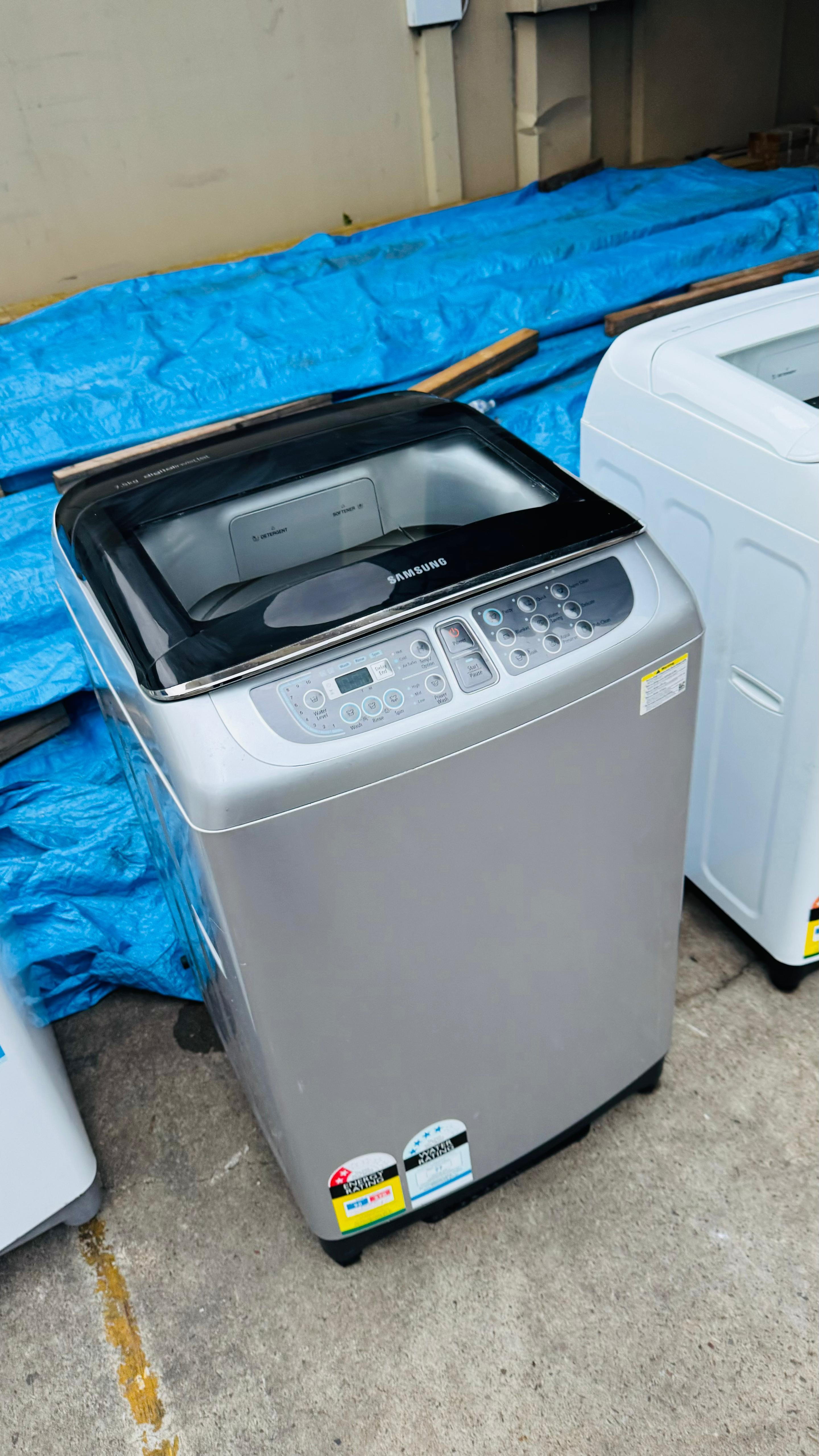 SAMSUNG 7.5KGS TOP LOADER WASHING MACHINE