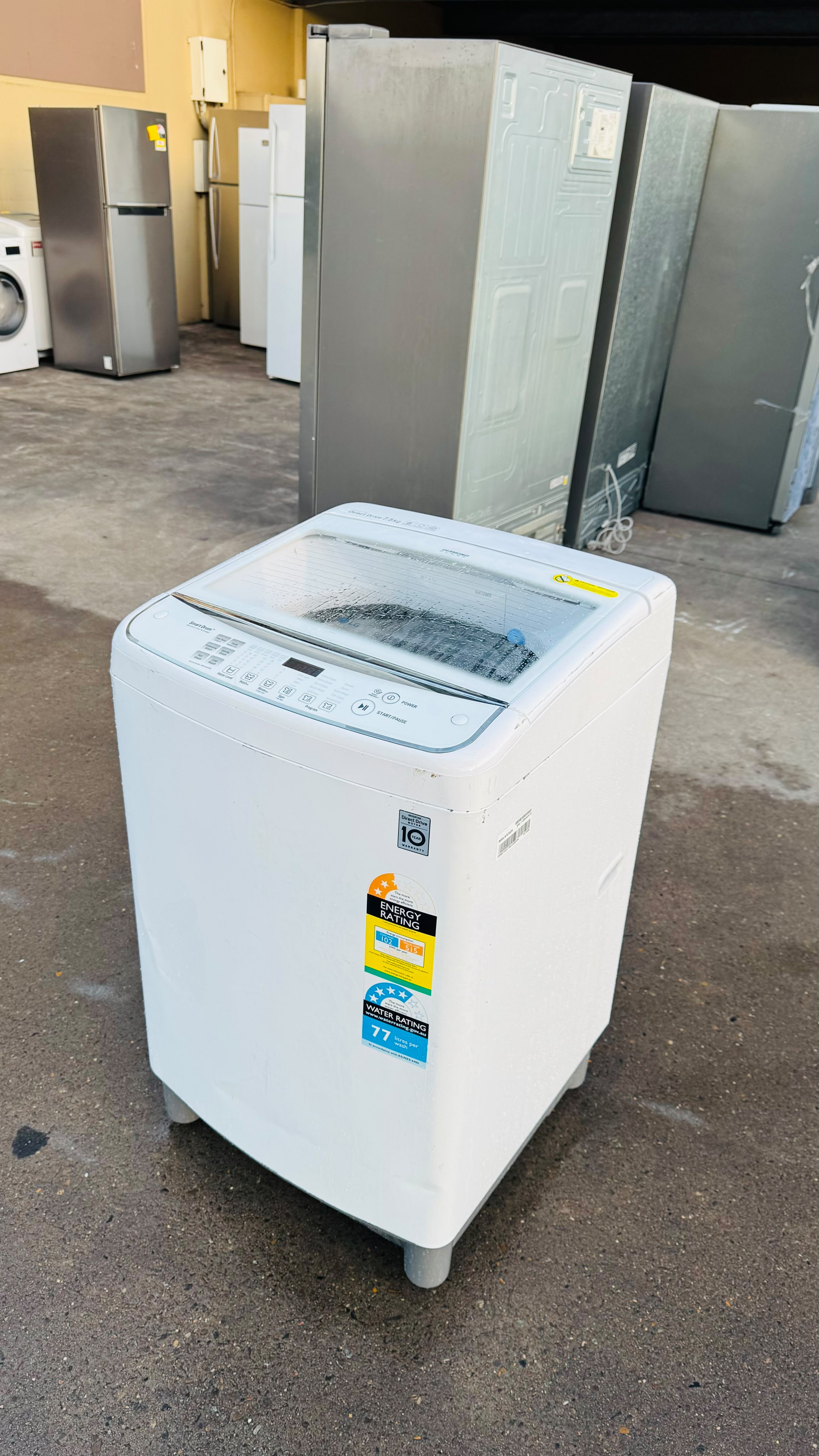 LG 7.5KGS TOP LOADER WASHING MACHINE