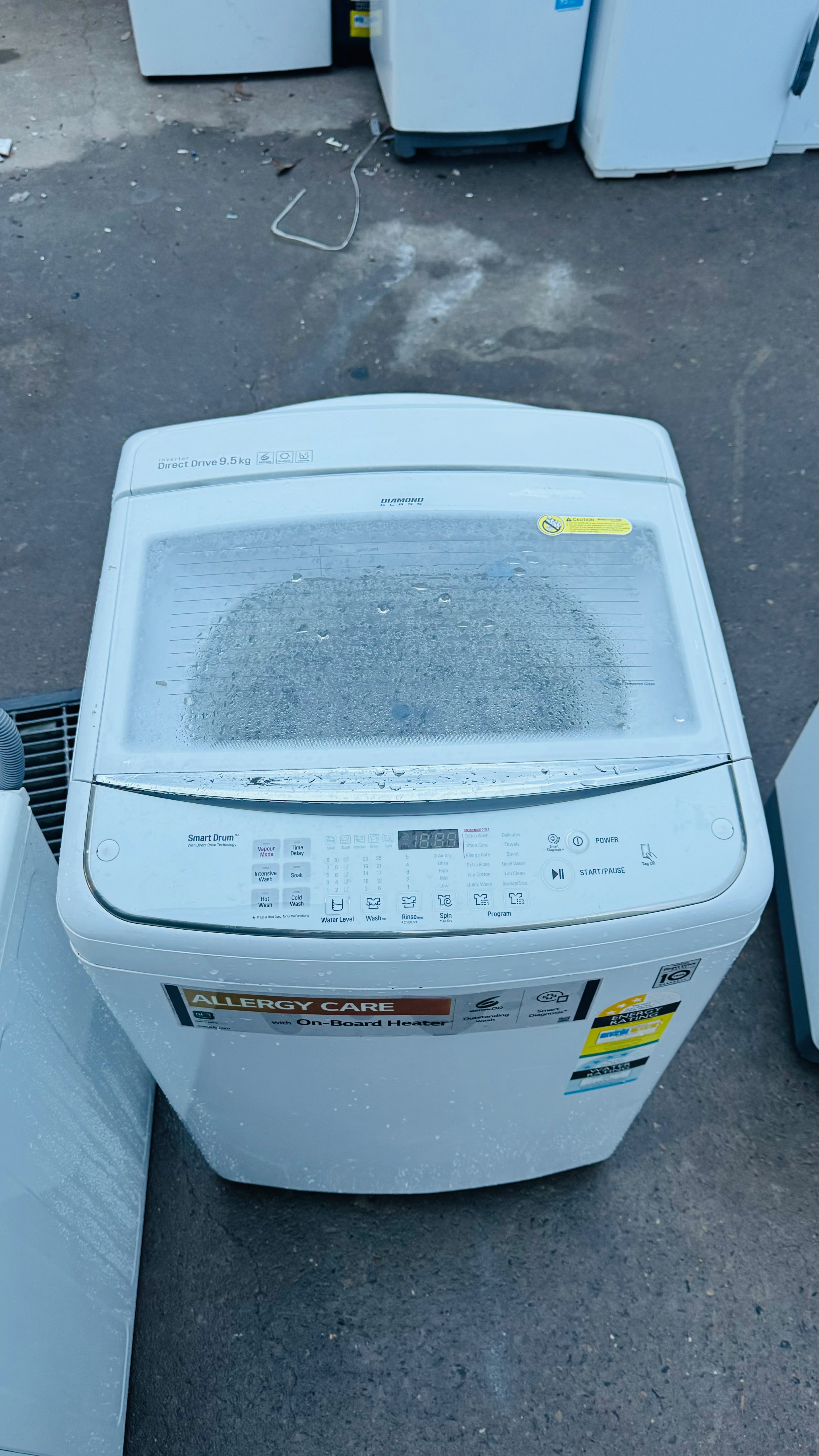 LG 9.5KGS TOP LOADER WASHING MACHINE