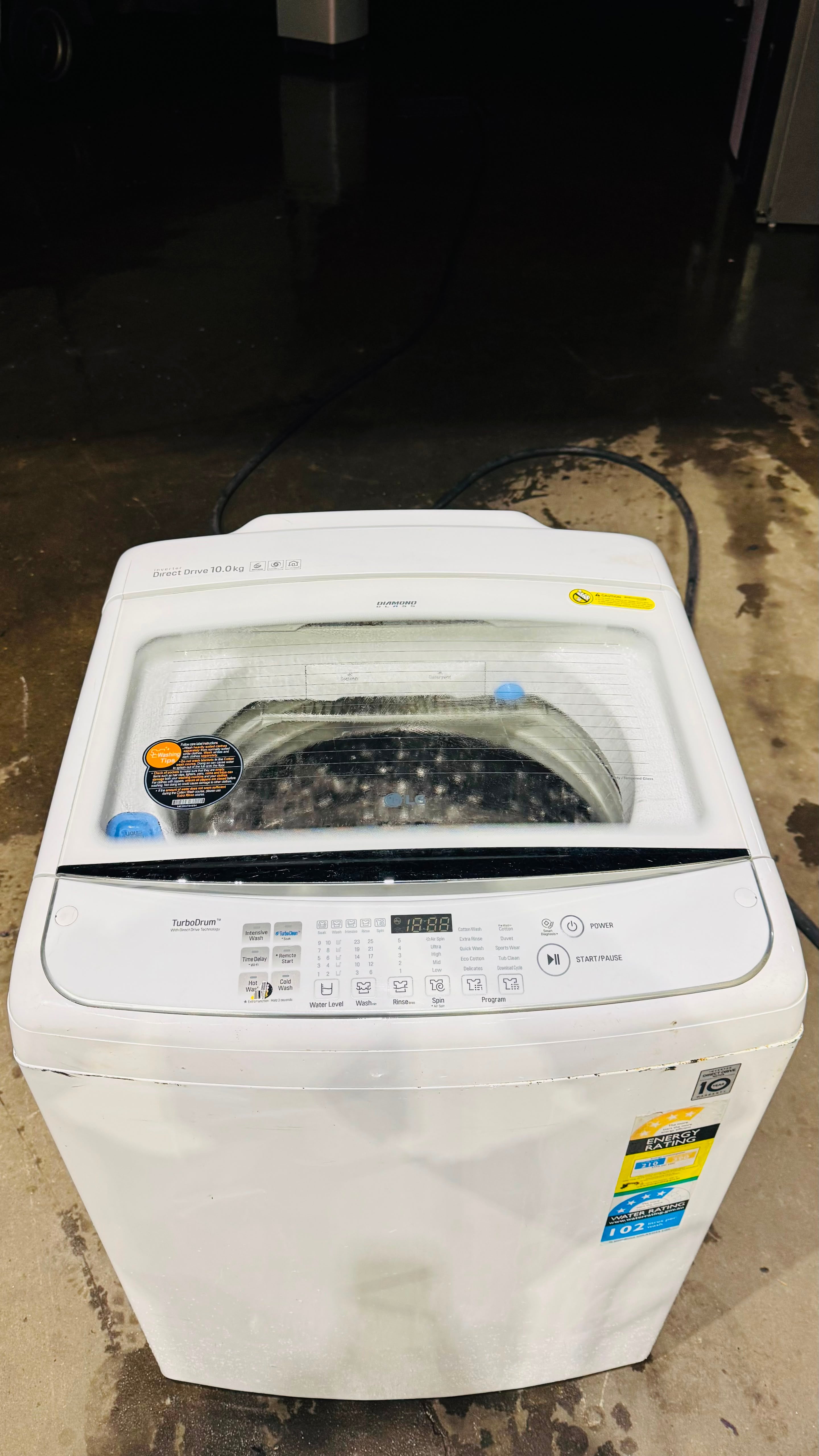 LG 10KGS TOP LOADER WASHING MACHINE