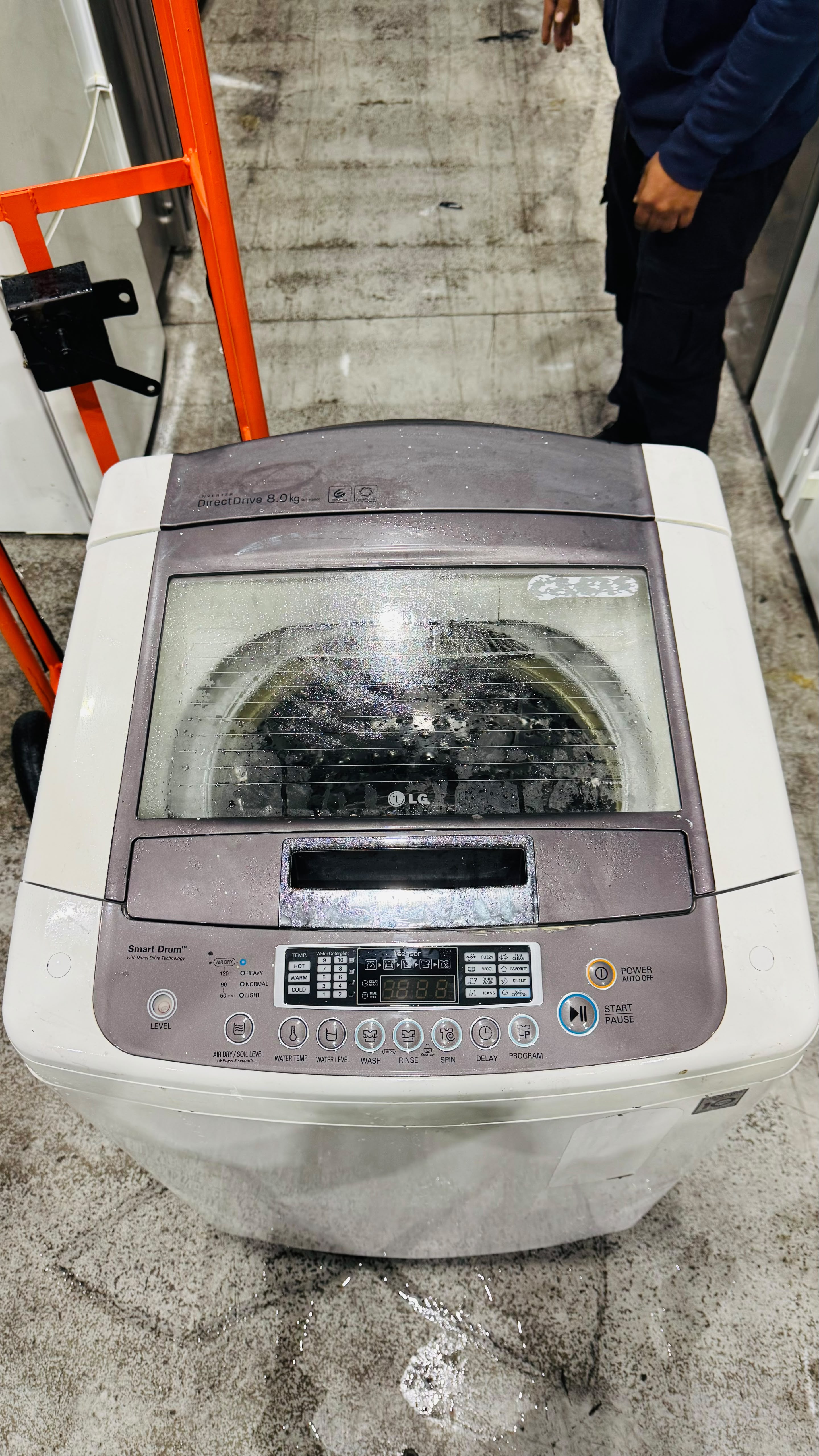 LG 8KGS TOP LOADER WASHING MACHINE