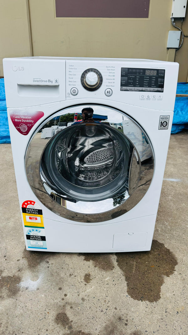 LG 8KGS FRONT LOADER WASHING MACHINE