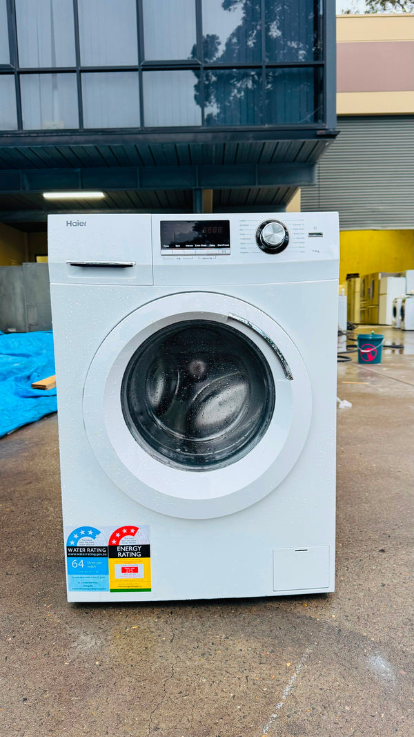 HAIER 7.5KGS FRONT LOADER WASHING MACHINE