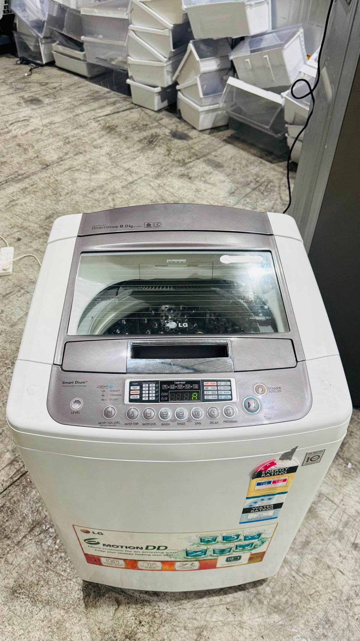 SAMSUNG 343 LITRES FRIDGE FREEZER & LG 8KGS TOP LOADER COMBO
