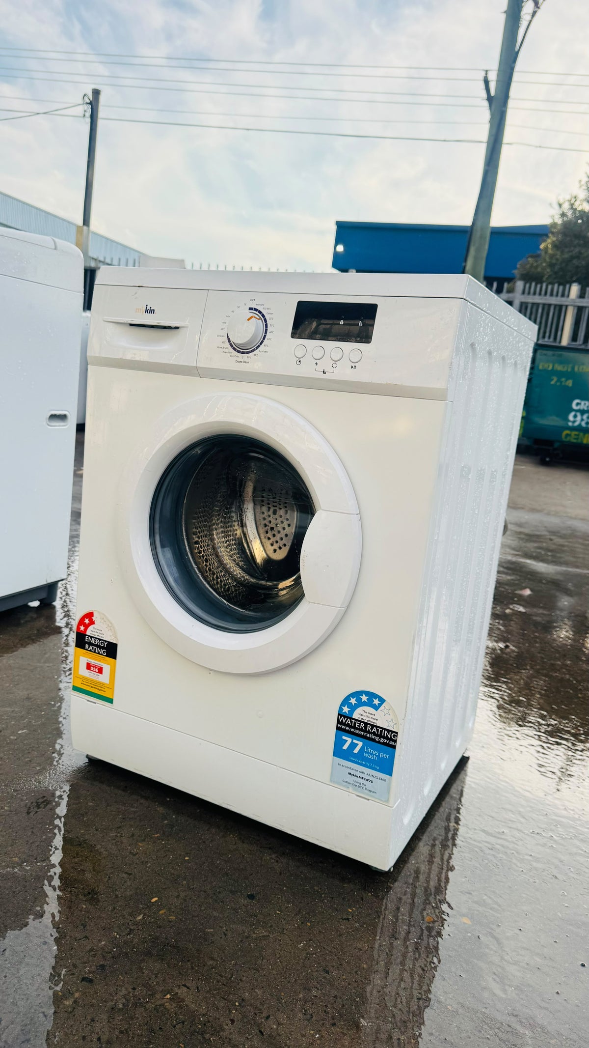 MYKIN 7.5KGS FRONT LOADER WASHING MACHINE