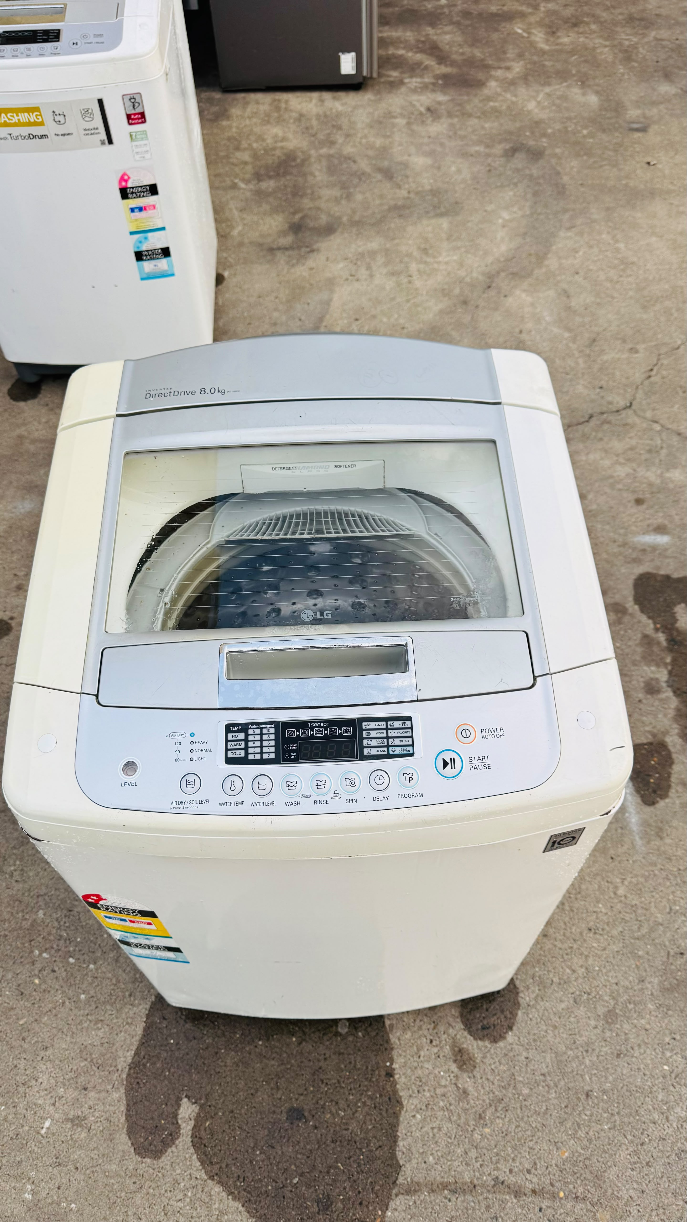 LG 8KGS TOP LOADER WASHING MACHINE