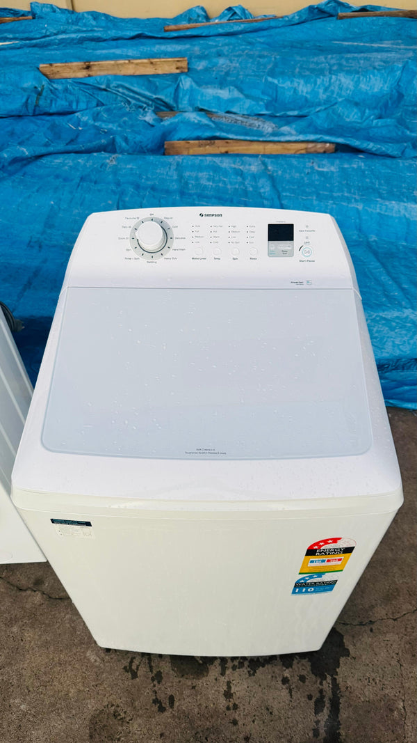 SIMPSON 9KGS TOP LOADER WASHING MACHINE