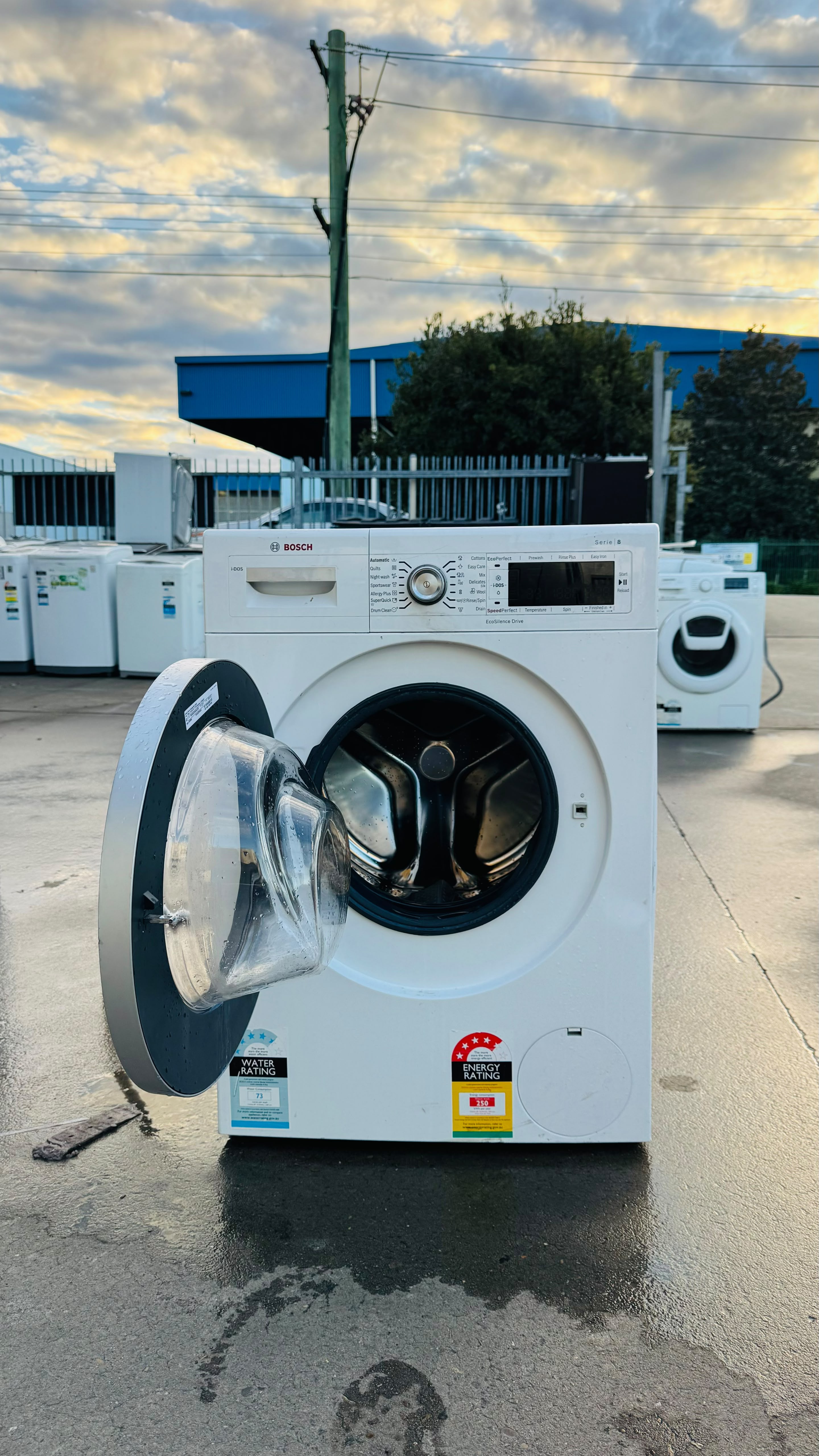 BOSCH 8.5KGS FRONT LOADER WASHING MACHINE