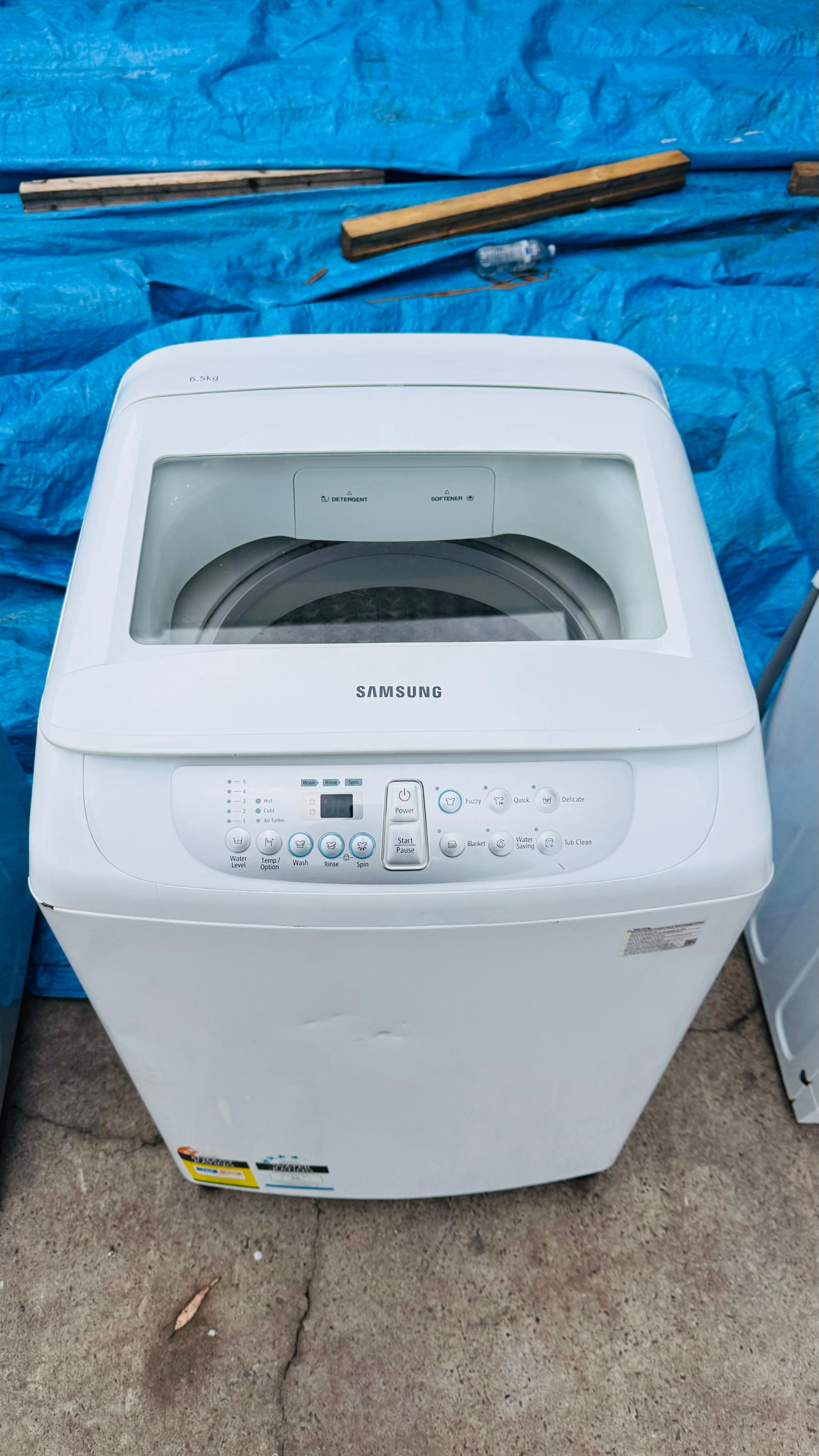 SAMSUNG 6.5KGS TOP LOADER WASHING MACHINE