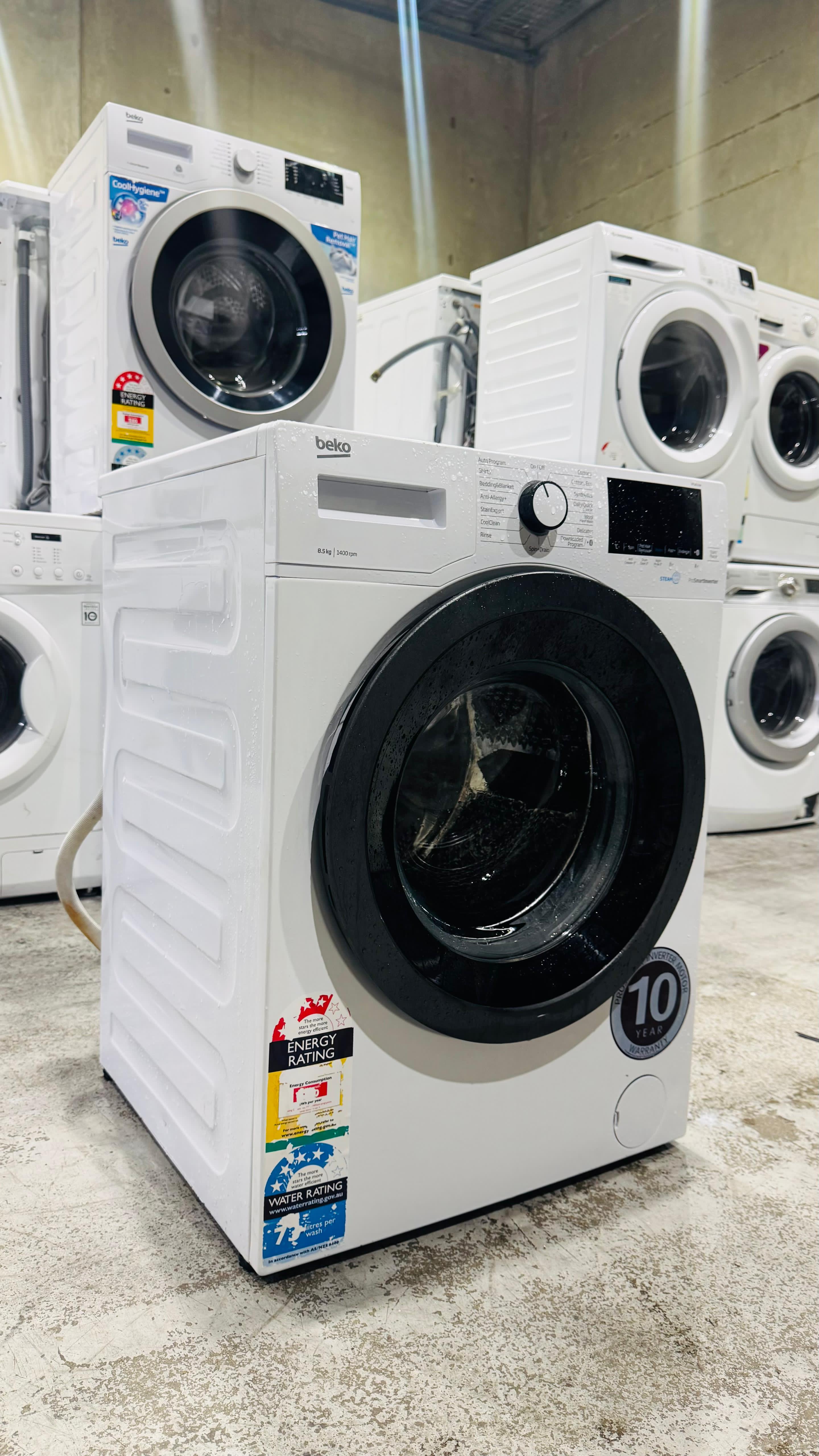 BEKO 8.5 KGS FRONT LOADER WASHING MACHINE