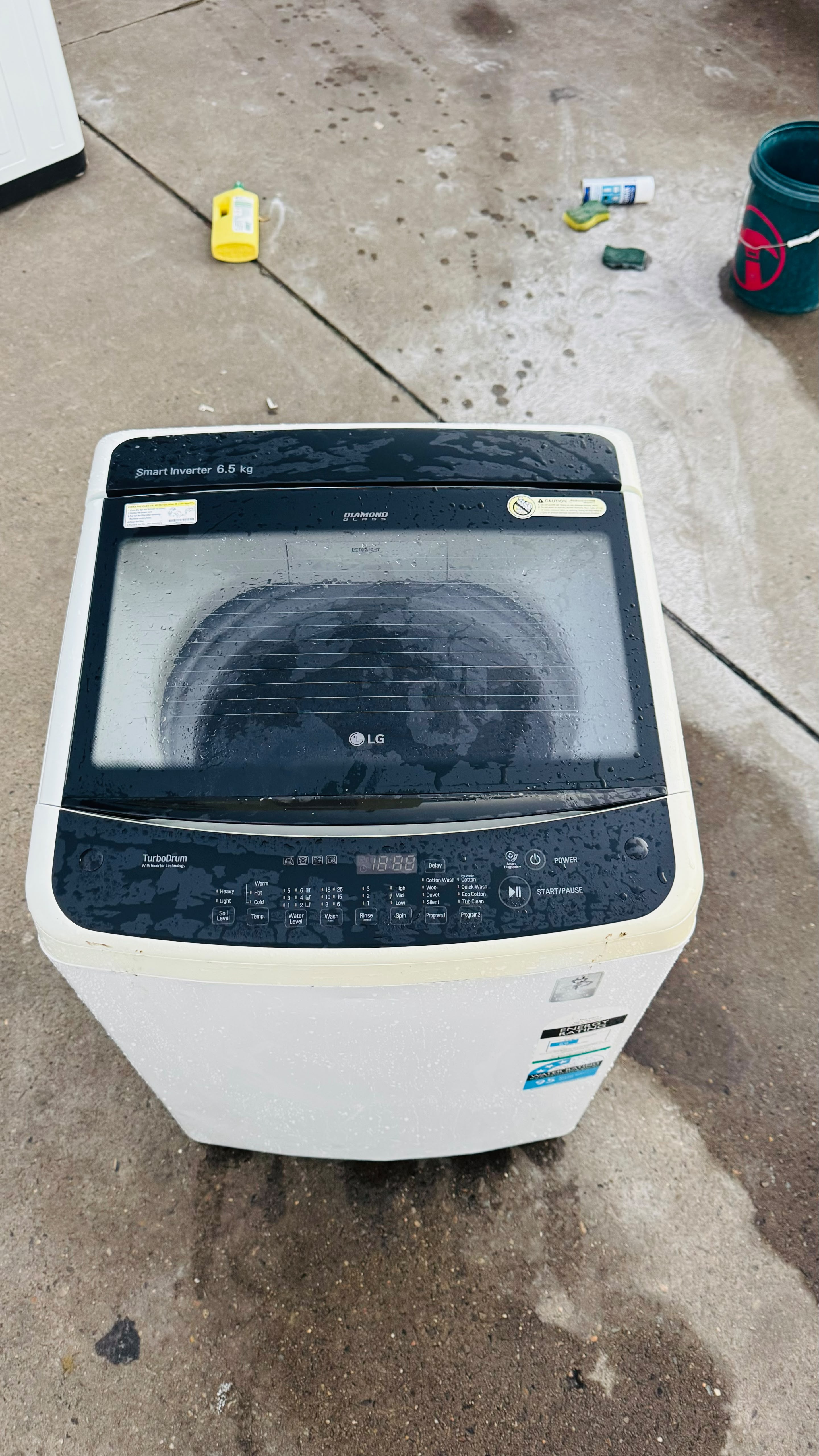 LG 6.5KGS TOP LOADER WASHING MACHINE