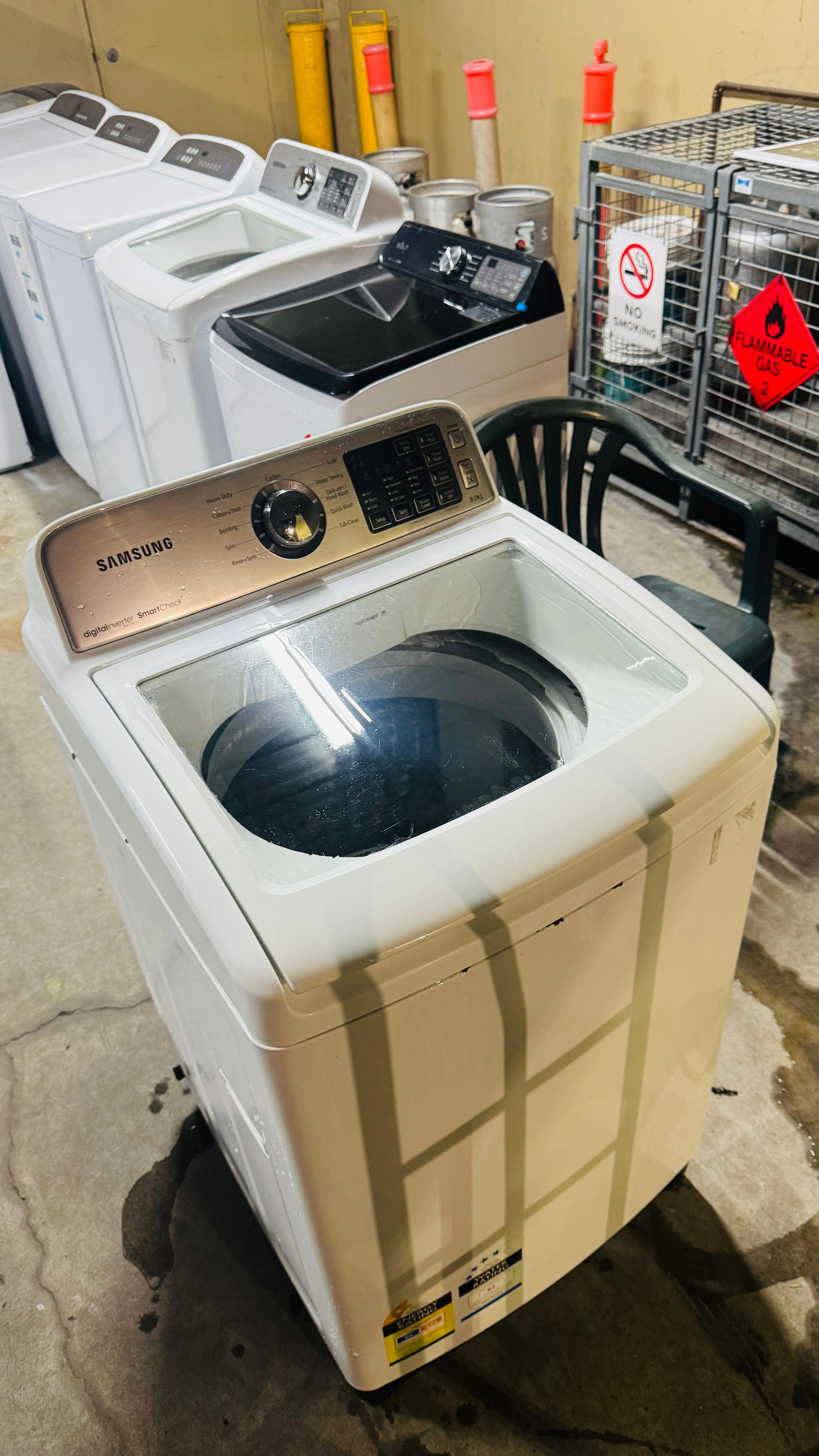 SAMSUNG 8KGS TOP LOADER WASHING MACHINE