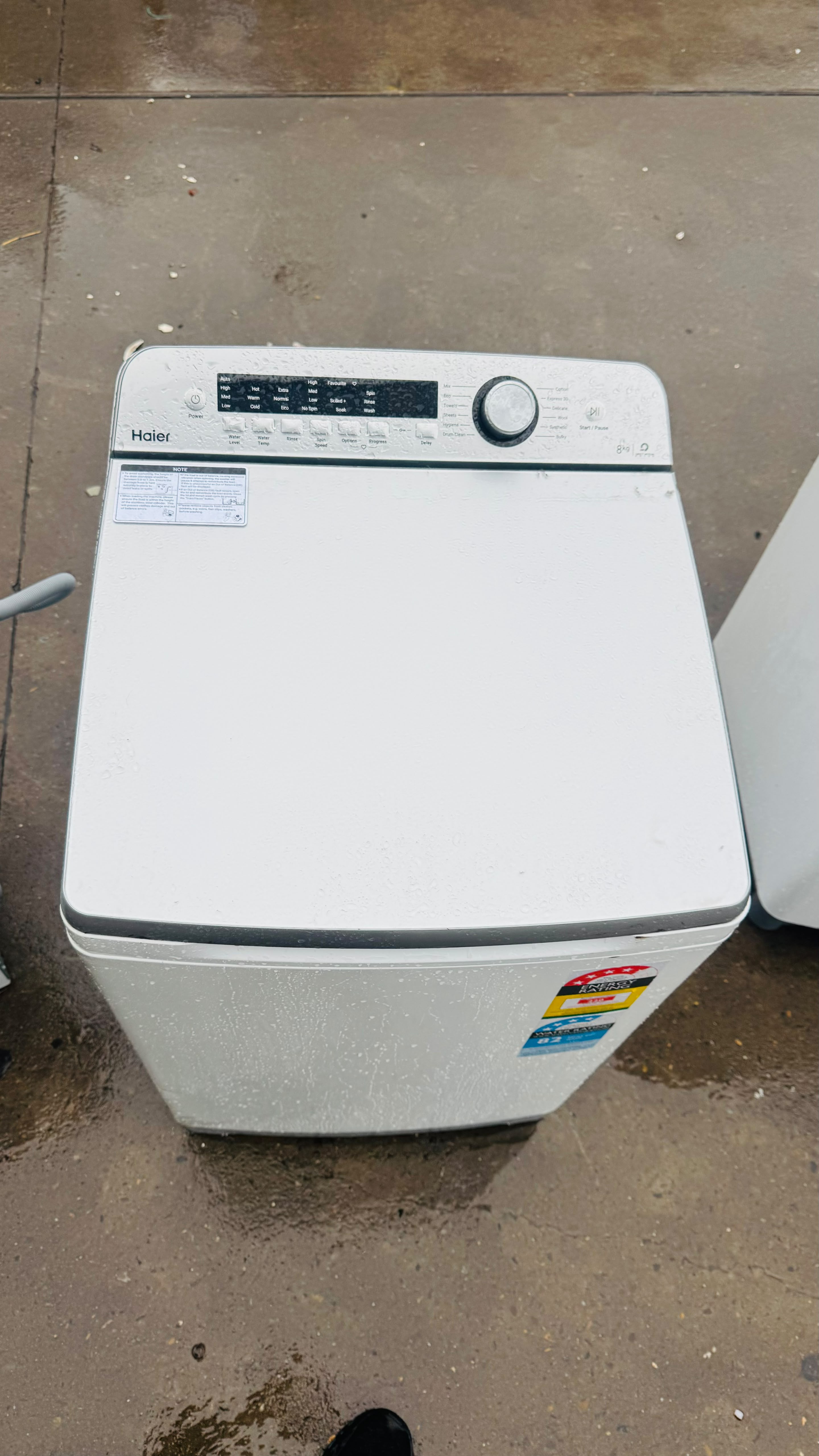 HAIER 8KGS TOP LOADER WASHING MACHINE