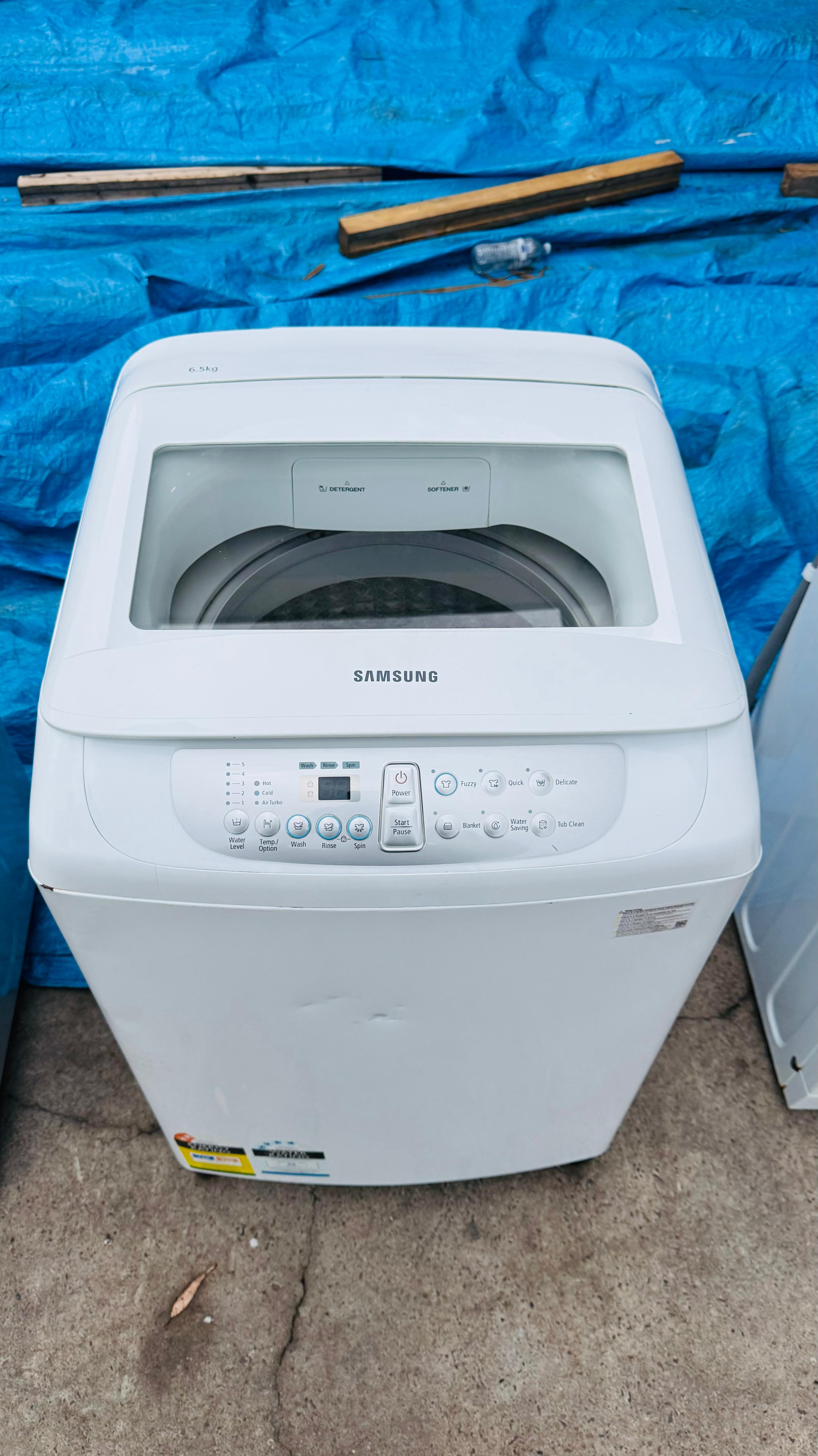 SAMSUNG 6.5KGS TOP LOADER WASHING MACHINE