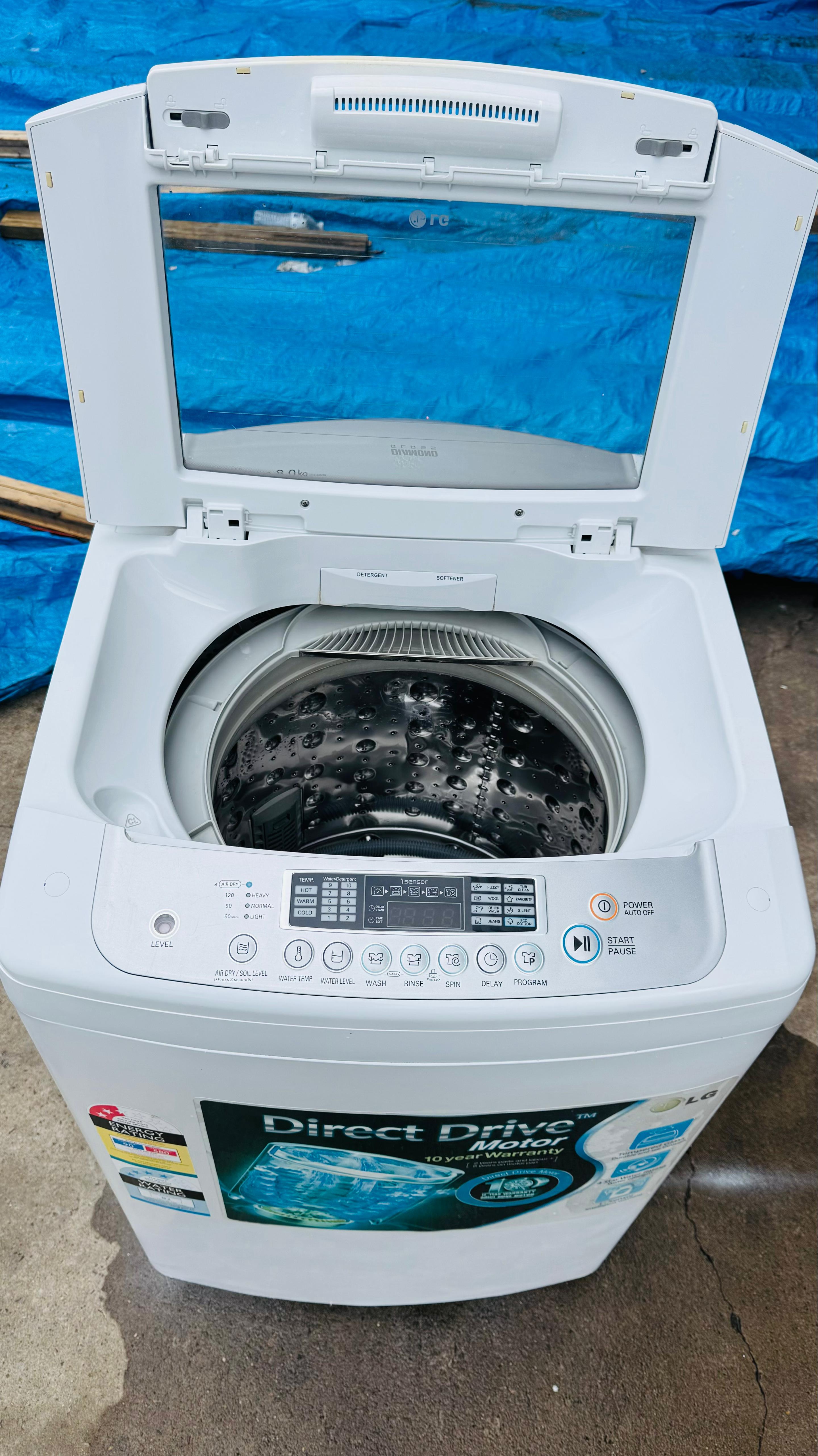 LG 8KGS TOP LOADER WASHING MACHINE