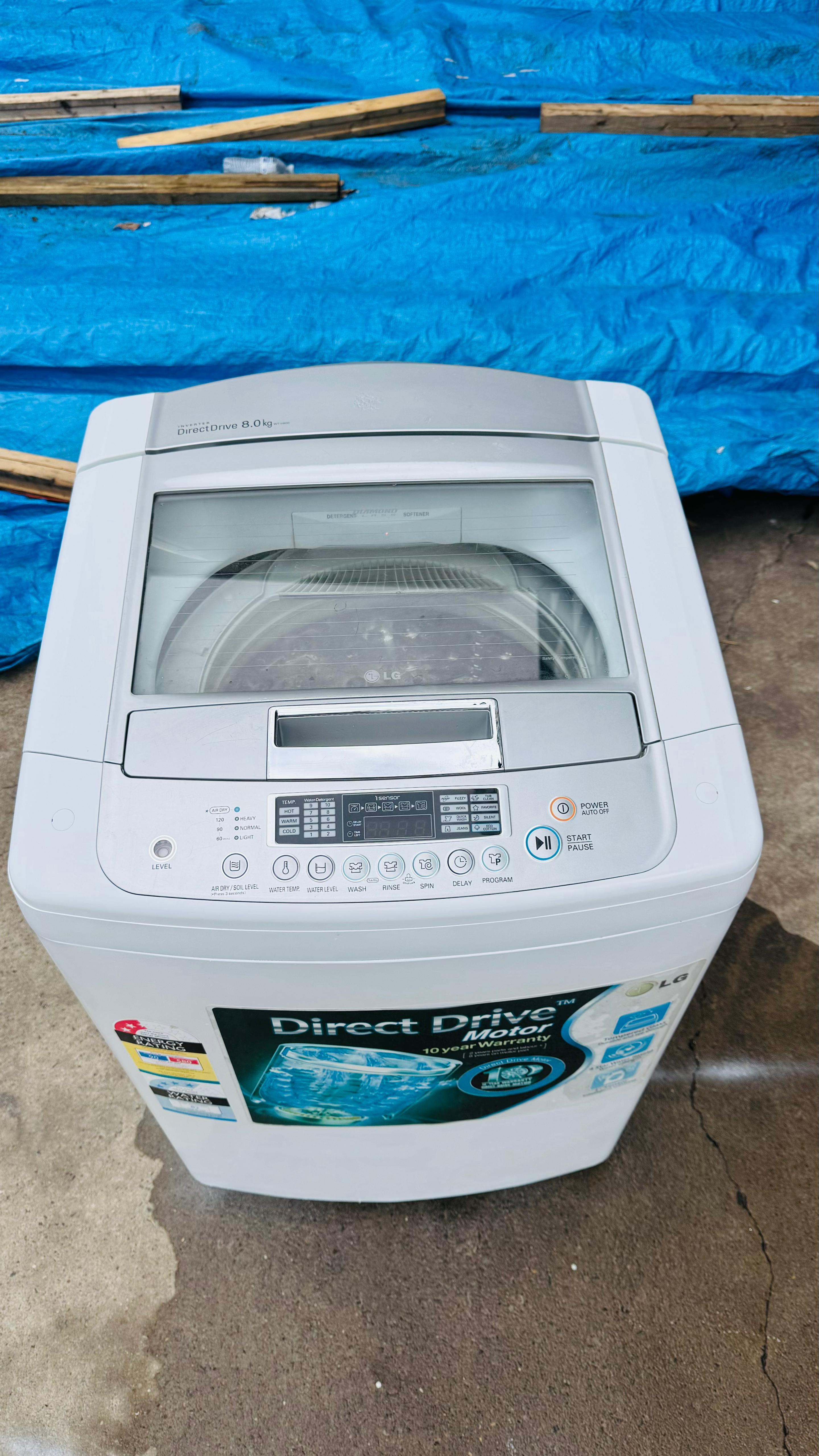 LG 8KGS TOP LOADER WASHING MACHINE