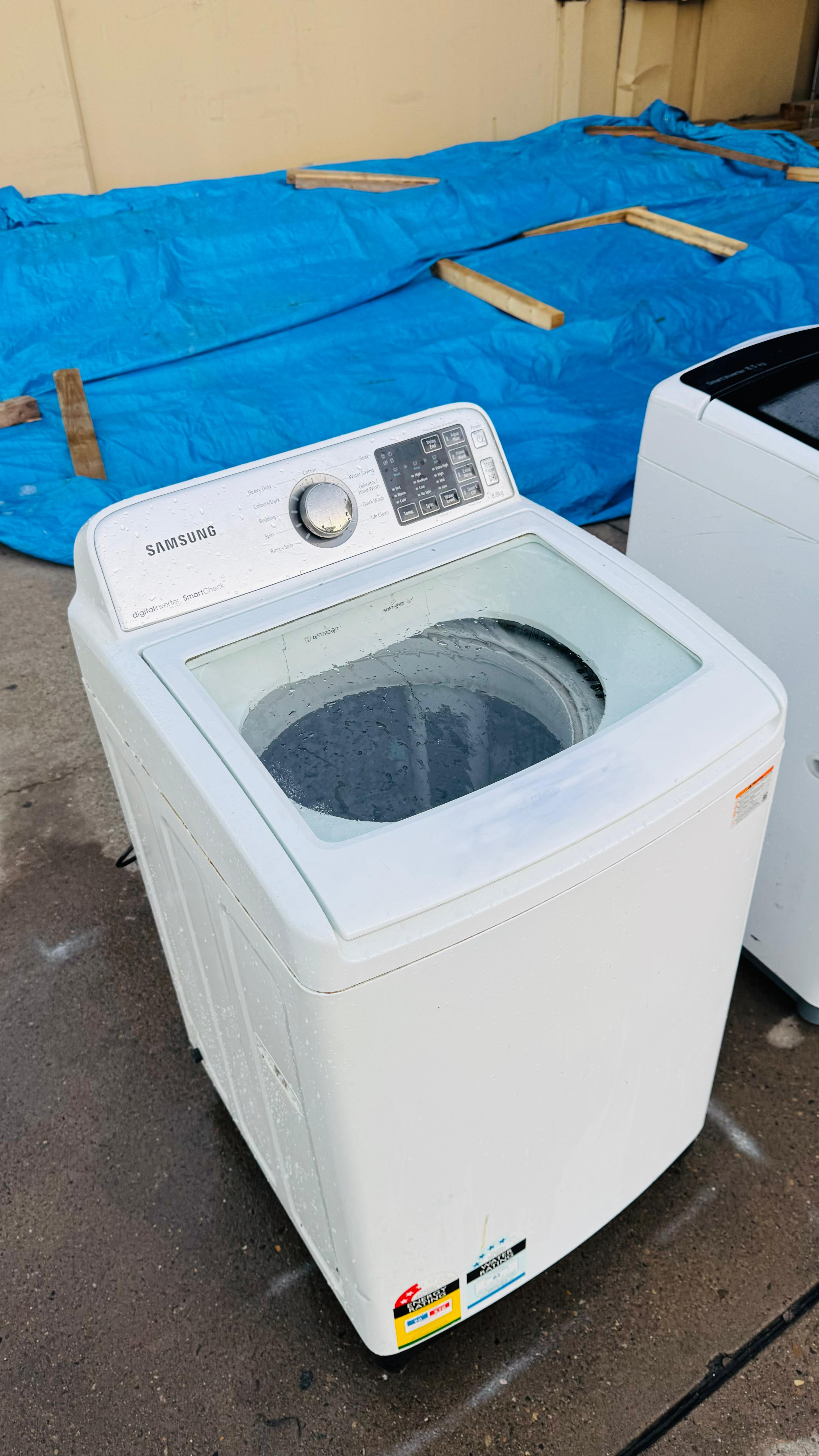 SAMSUNG 8KGS TOP LOADER WASHING MACHINE