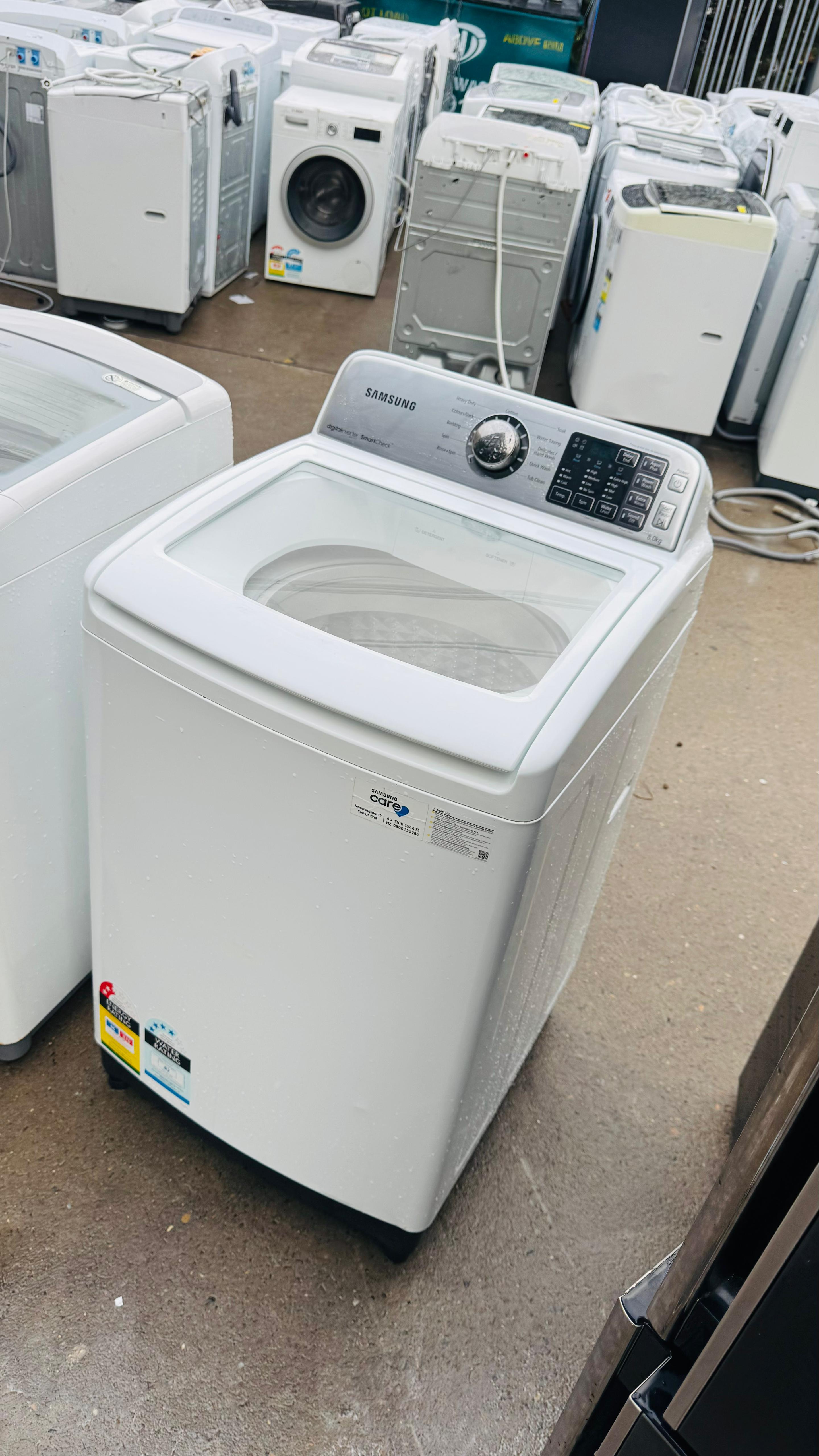 SAMSUNG 8KGS TOP LOADER WASHING MACHINE