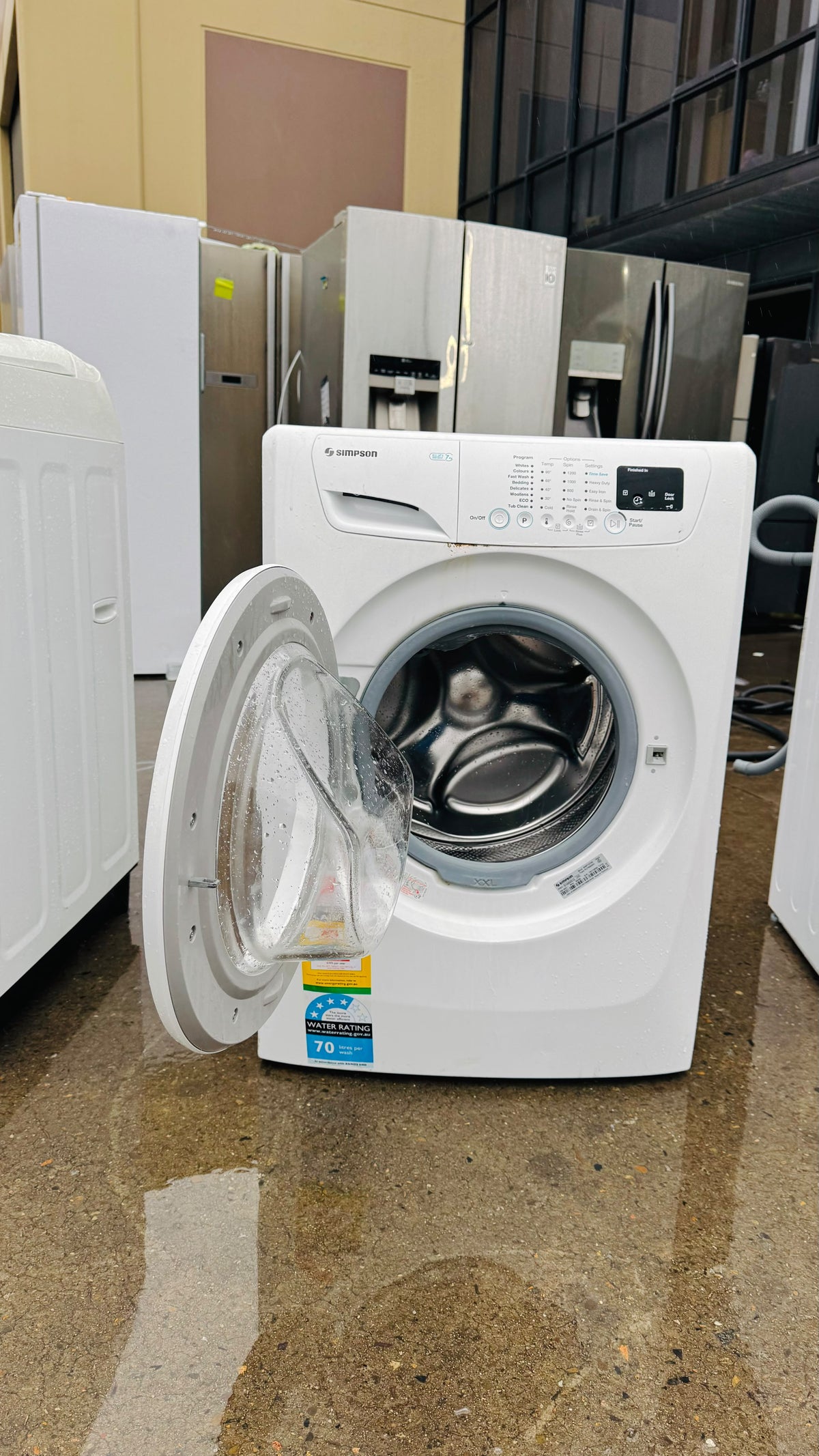 SIMPSON 7KGS FRONT LOADER WASHING MACHINE