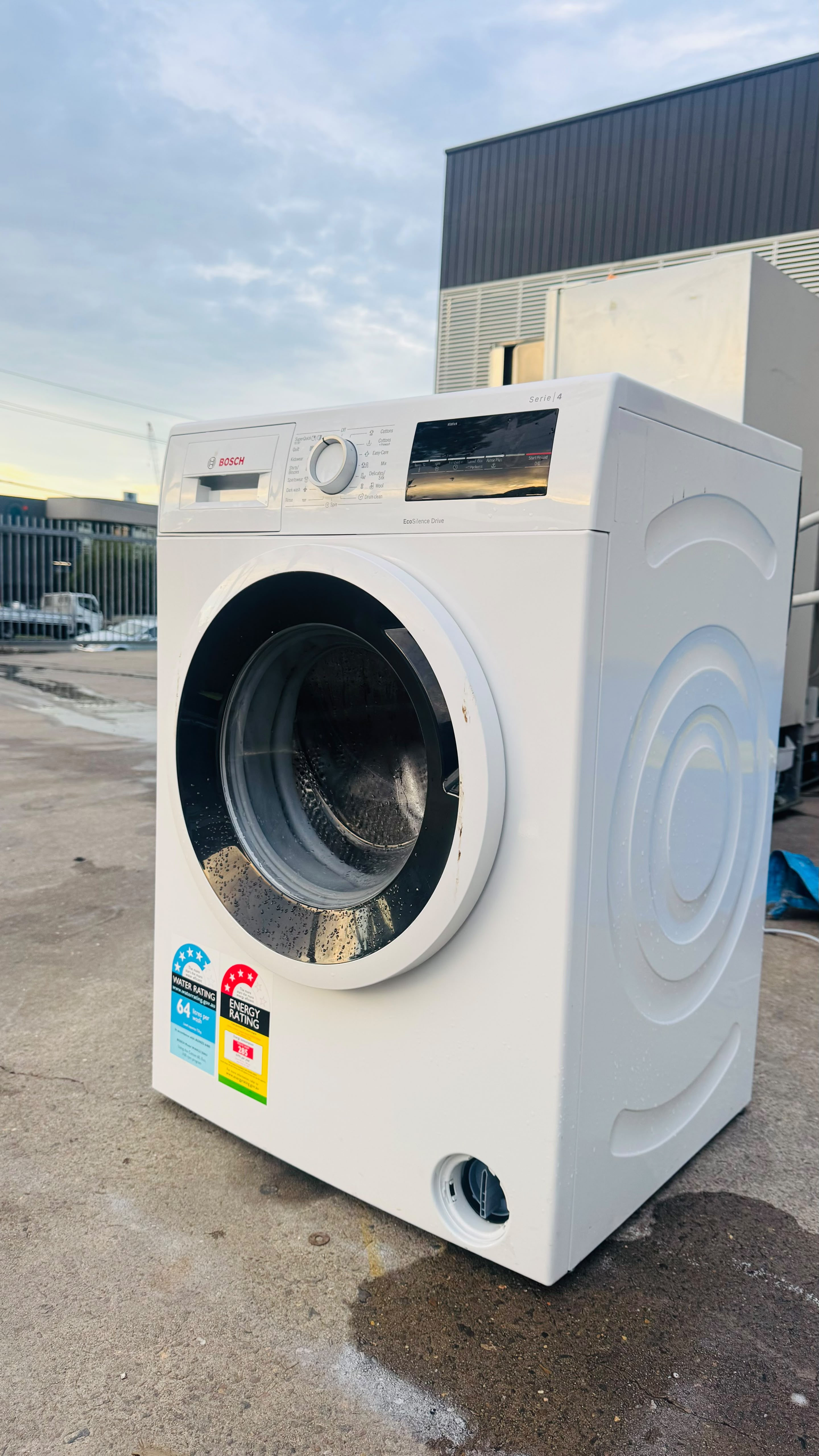 BOSCH 7.5KGS FRONT LOADER WASHING MACHINE