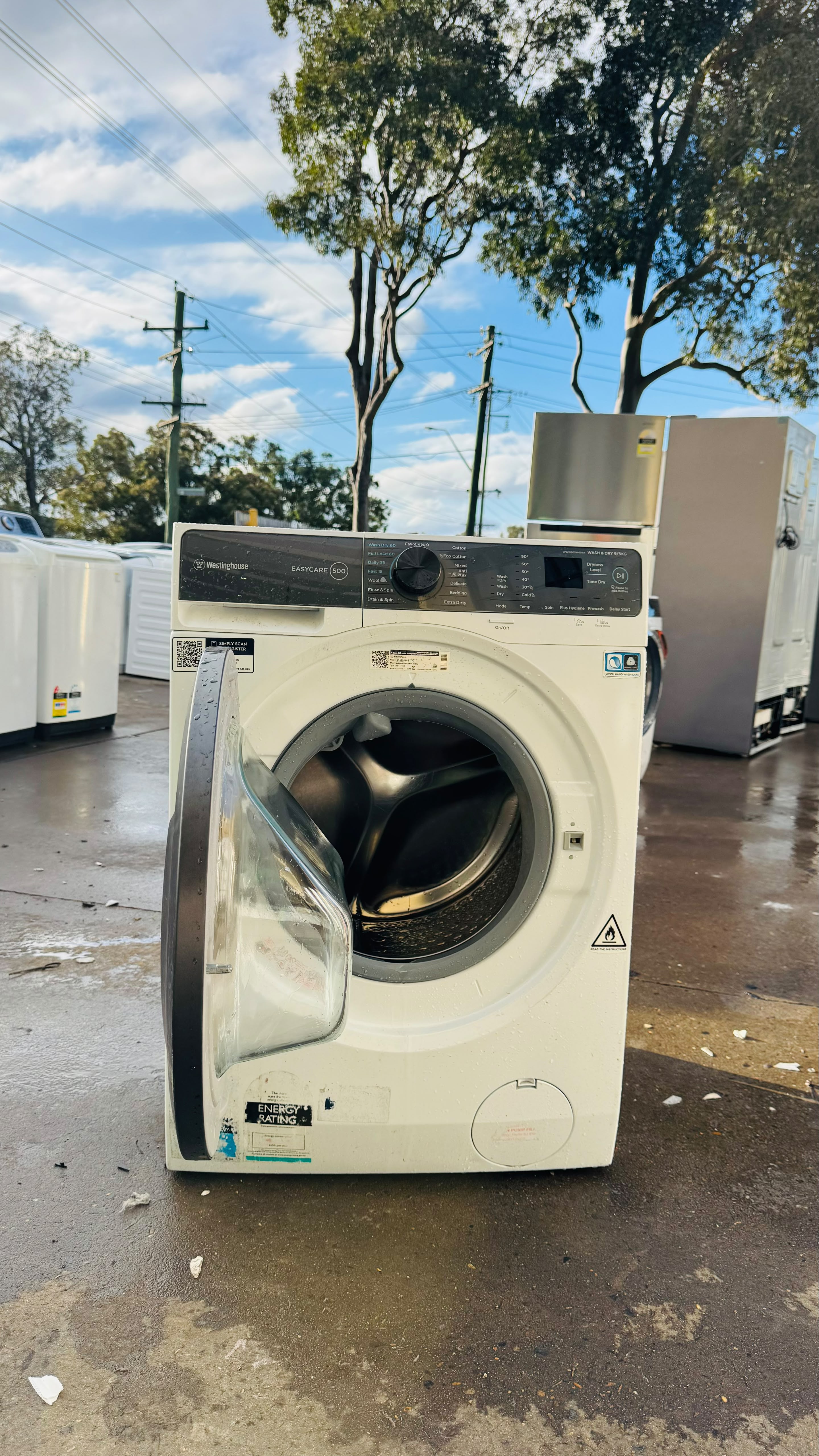 ELECTROLUX 9KGS FRONT LOADER WASHING MACHINE