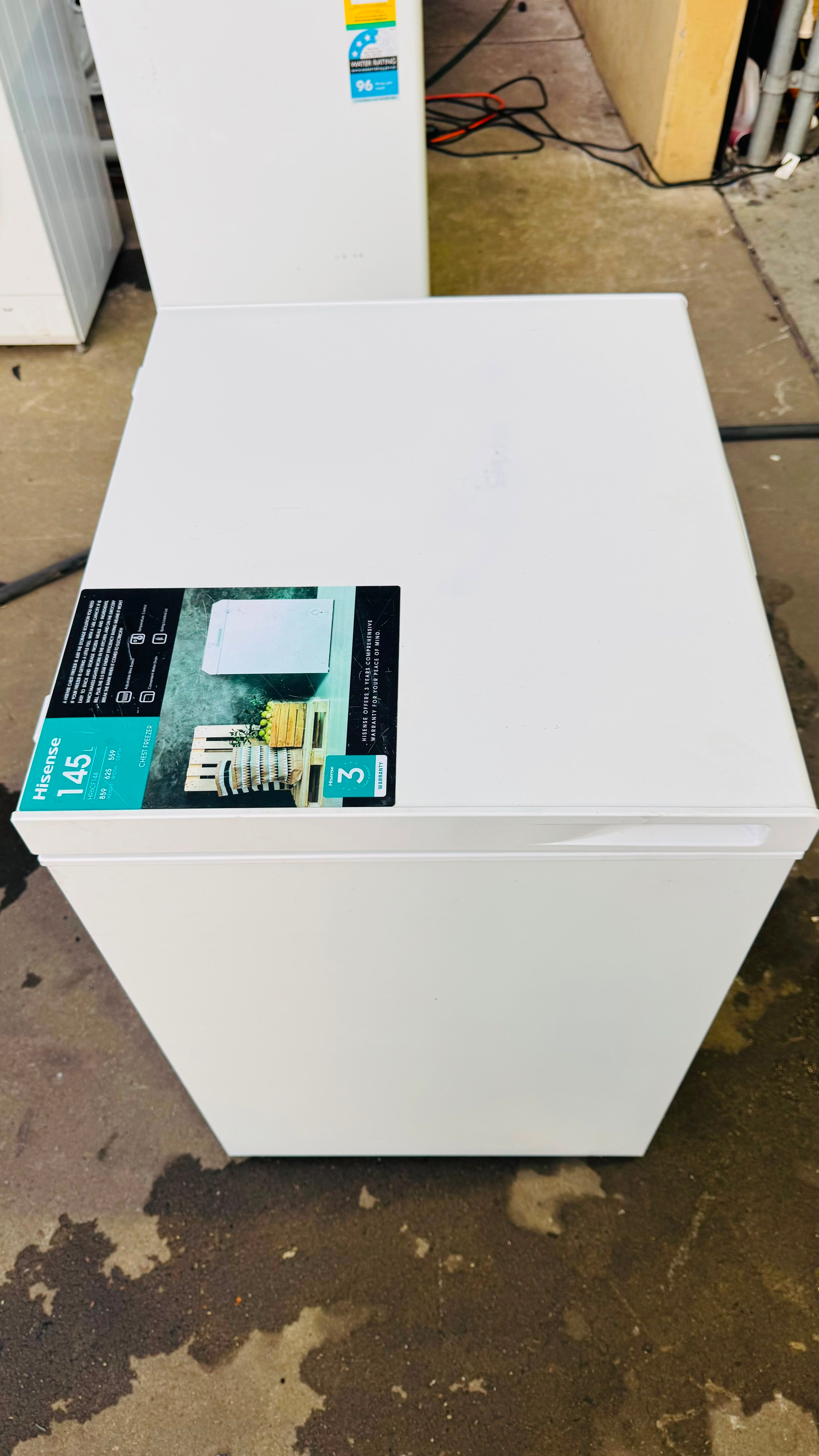 HISENSE 145 LITRES CHEST FREEZER ONLY