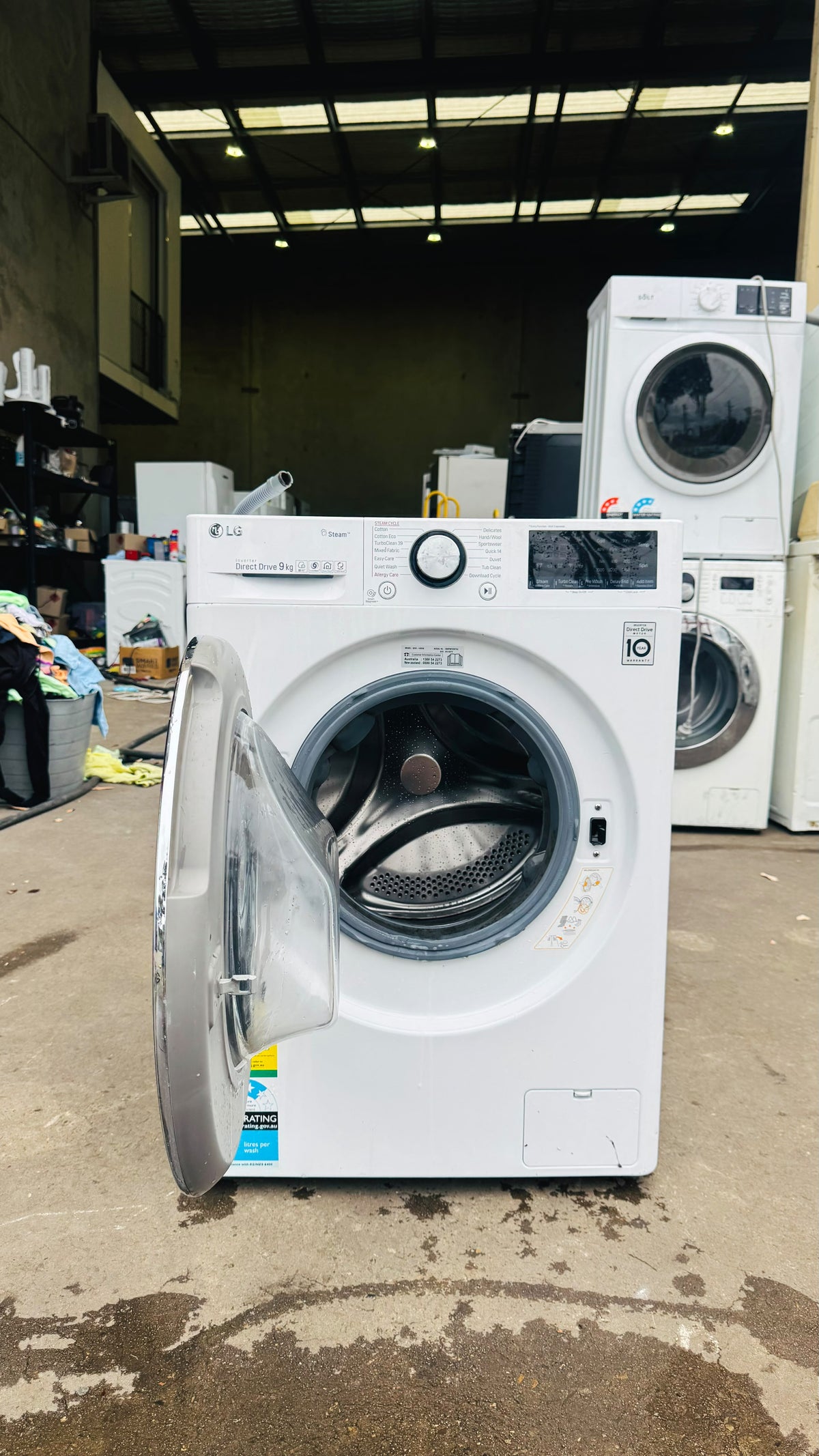 LG 9KGS FRONT LOADER WASHING MACHINE
