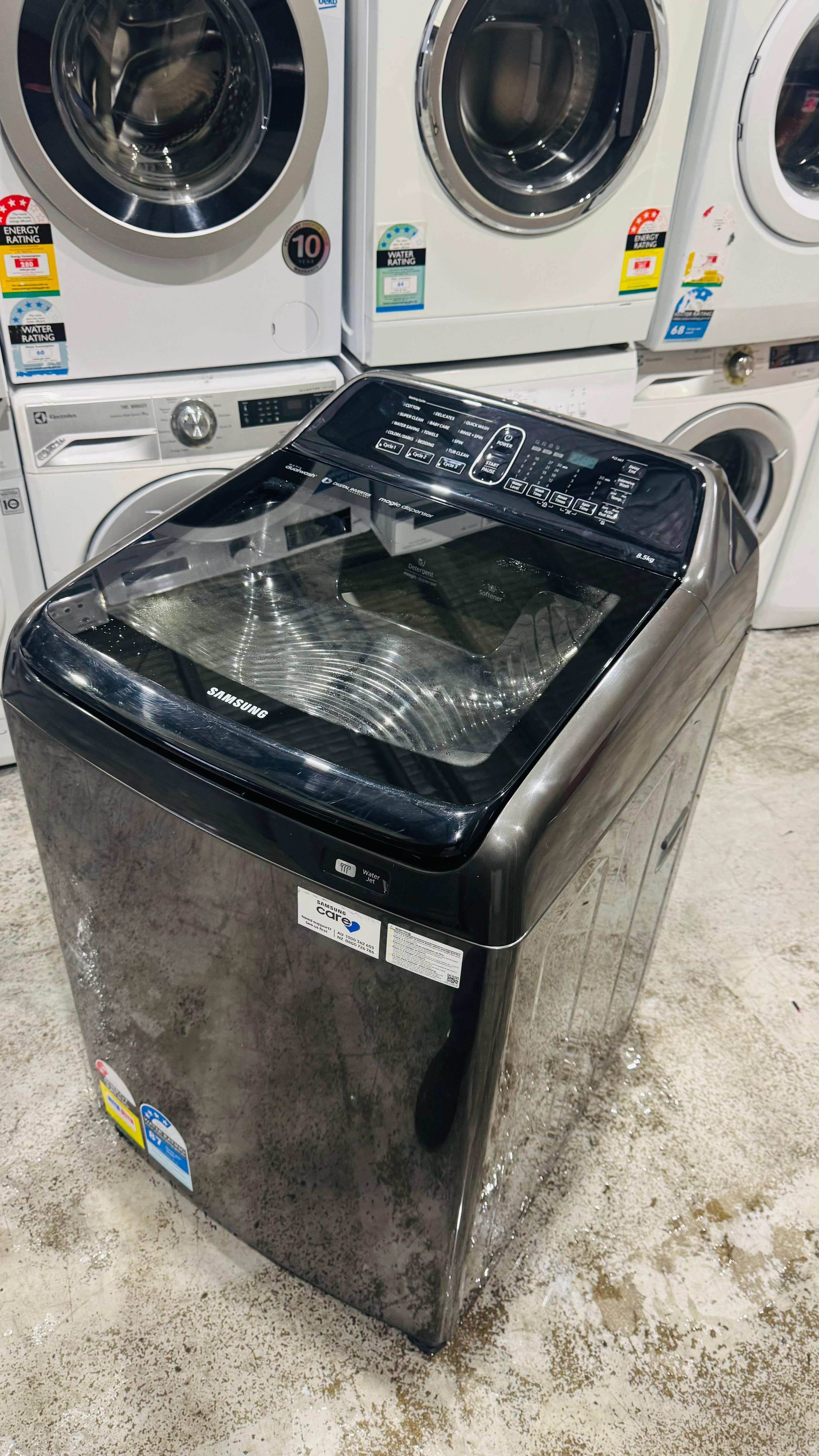 SAMSUNG 8.5KGS TOP LOADER WASHING MACHINE