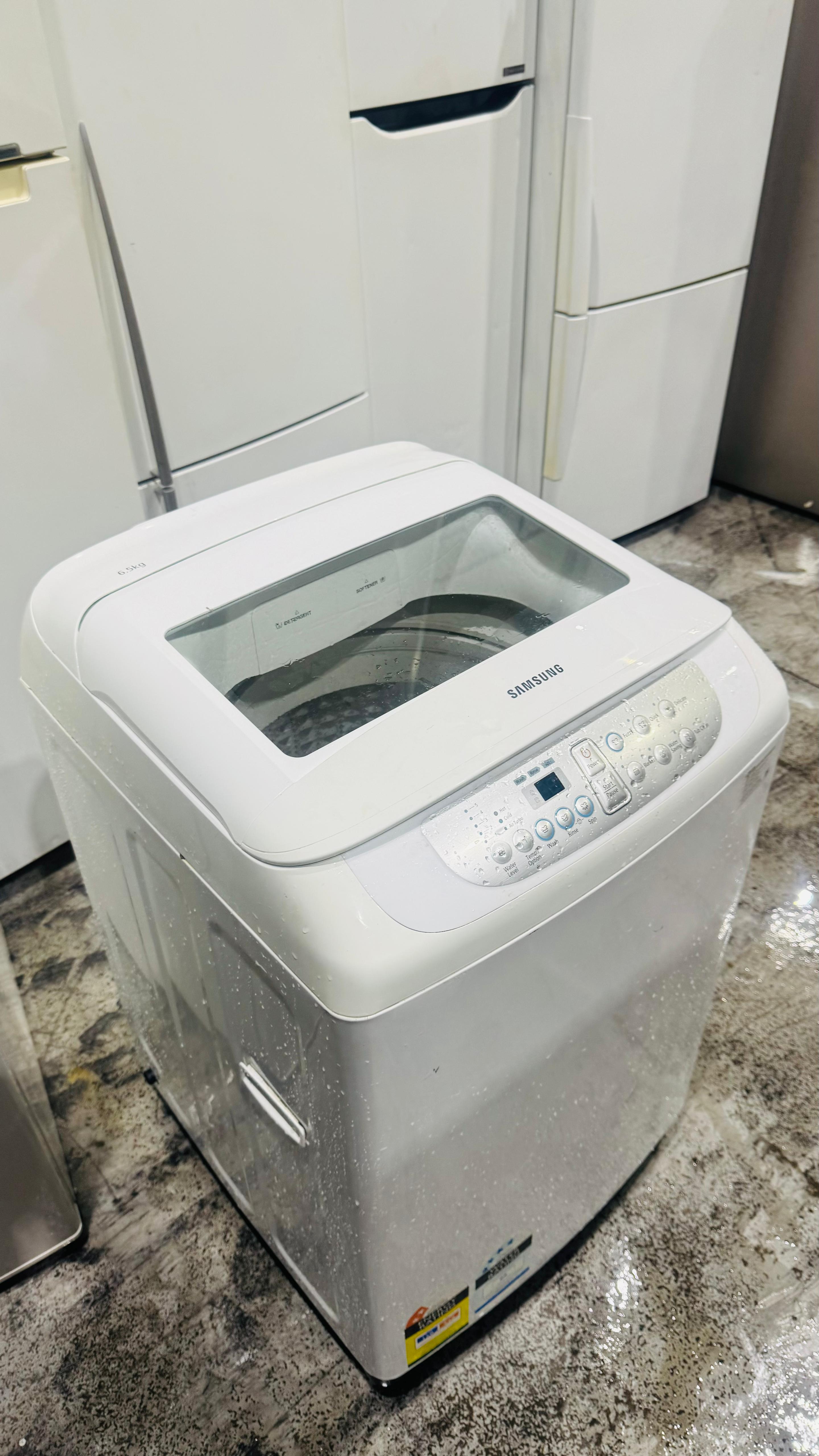 SAMSUNG 6.5KGS TOP LOADER WASHING MACHINE