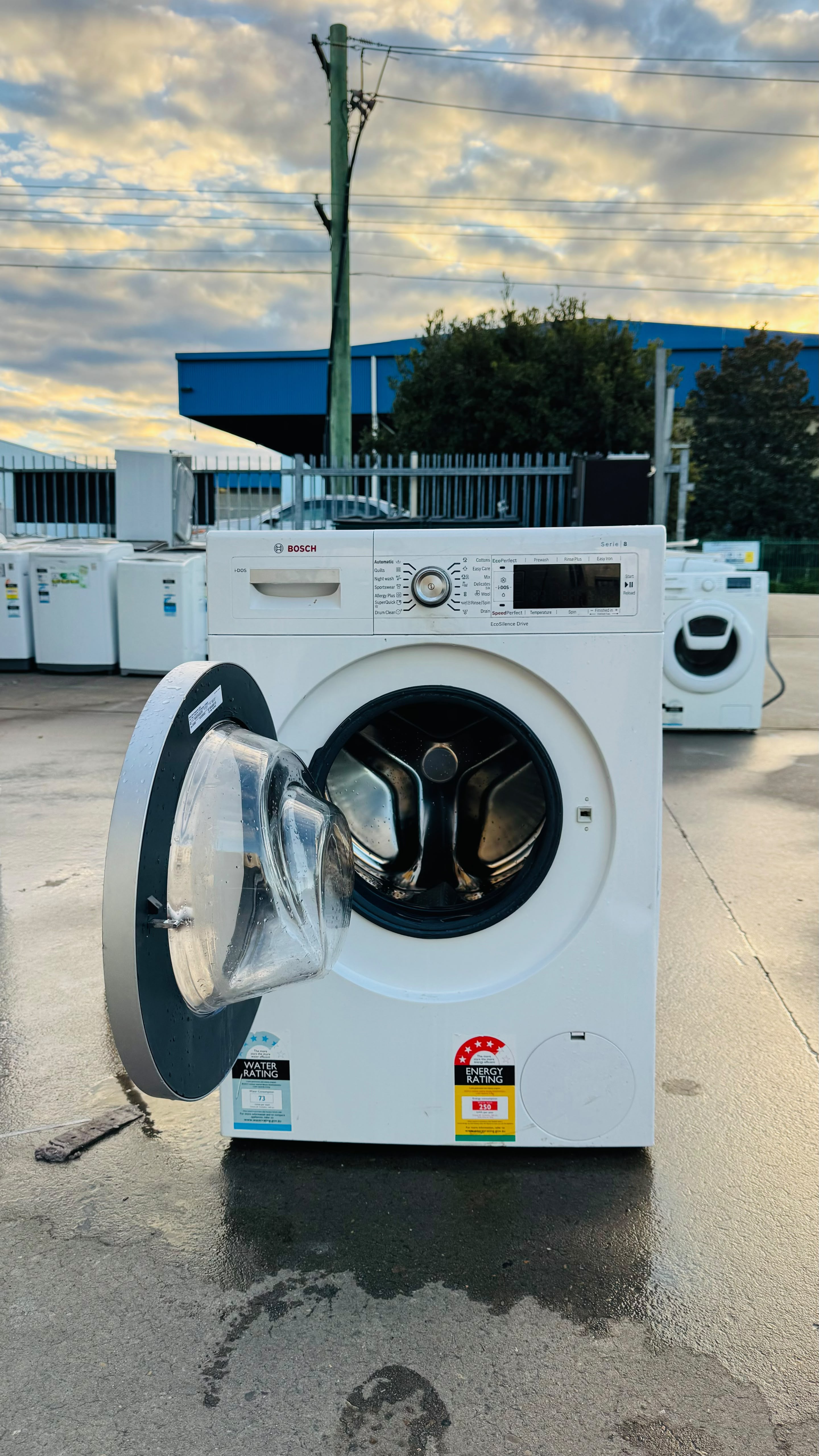 BOSCH 8.5KGS FRONT LOADER WASHING MACHINE