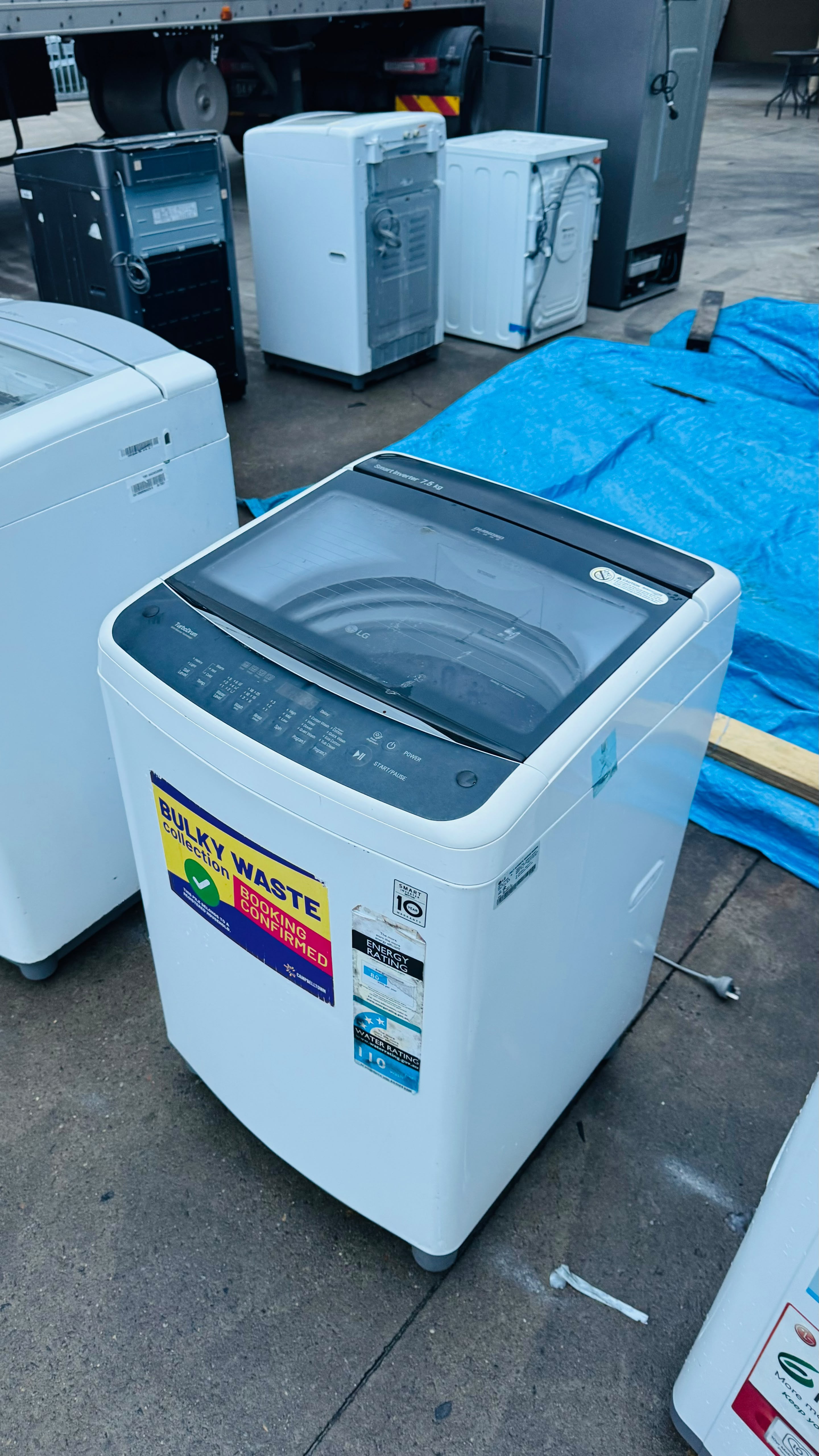LG 7.5KGS TOP LOADER WASHING MACHINE