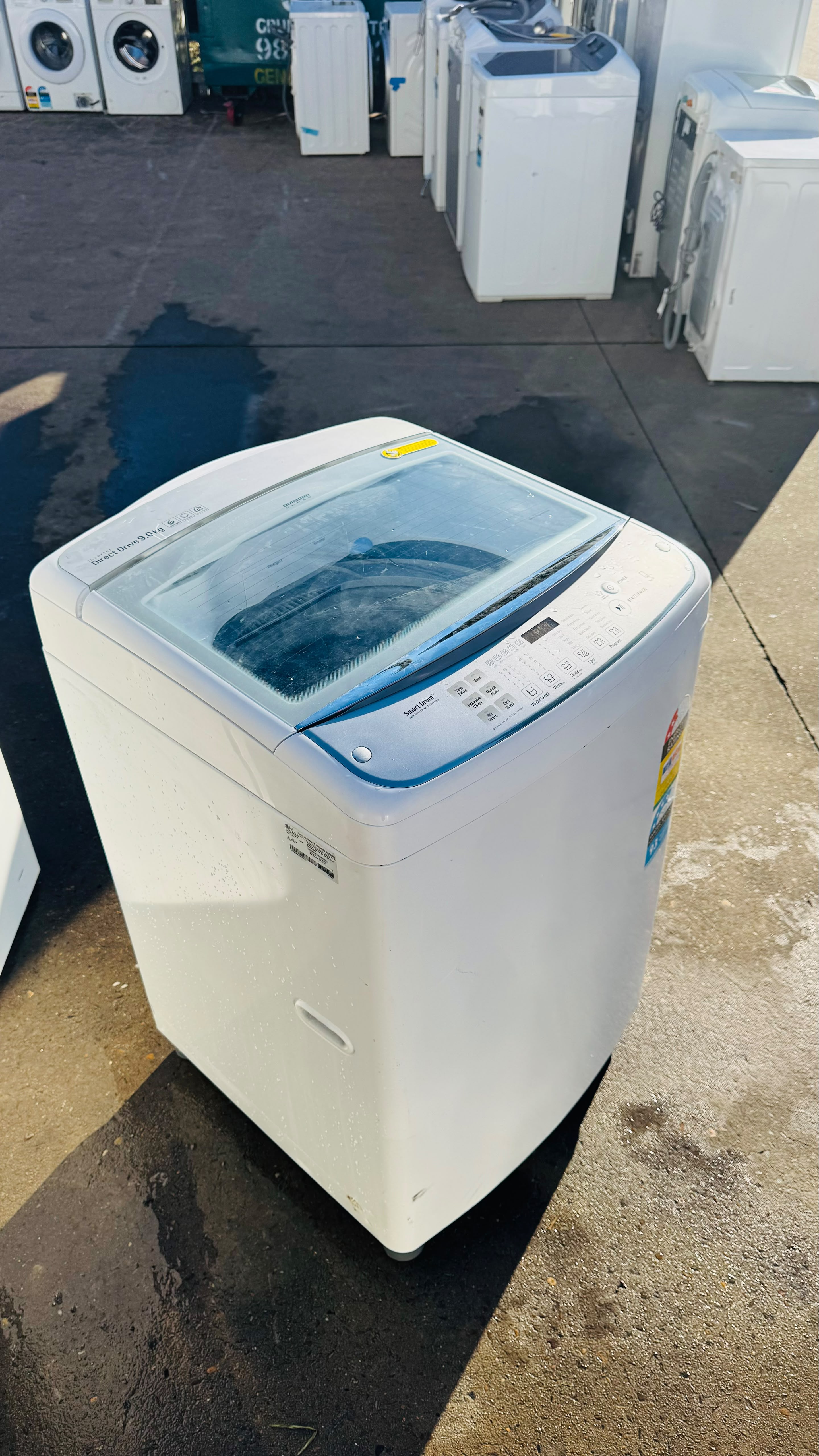 LG 9KGS TOP LOADER WASHING MACHINE