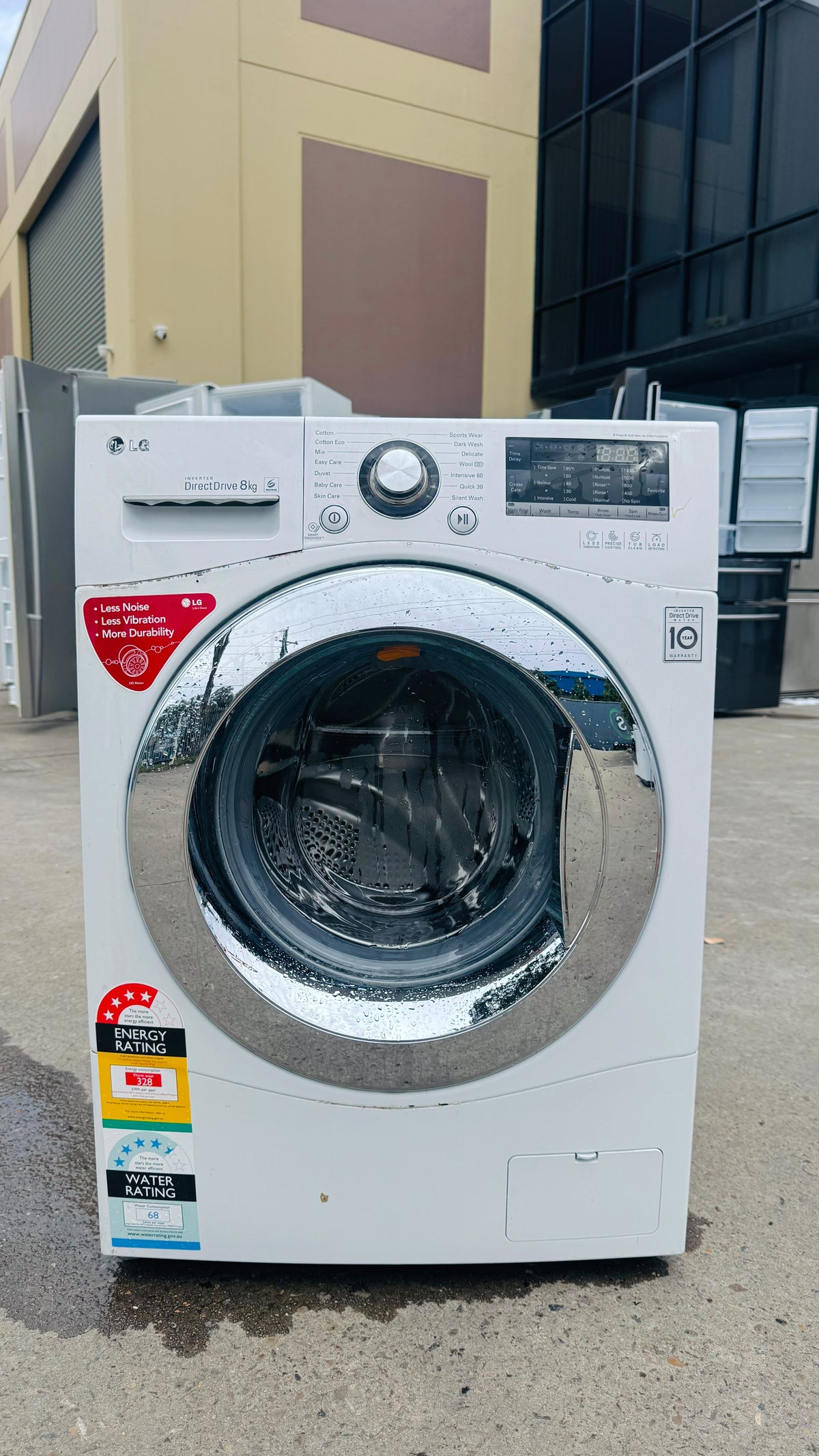 LG 8KGS FRONT LOADER WASHING MACHINE