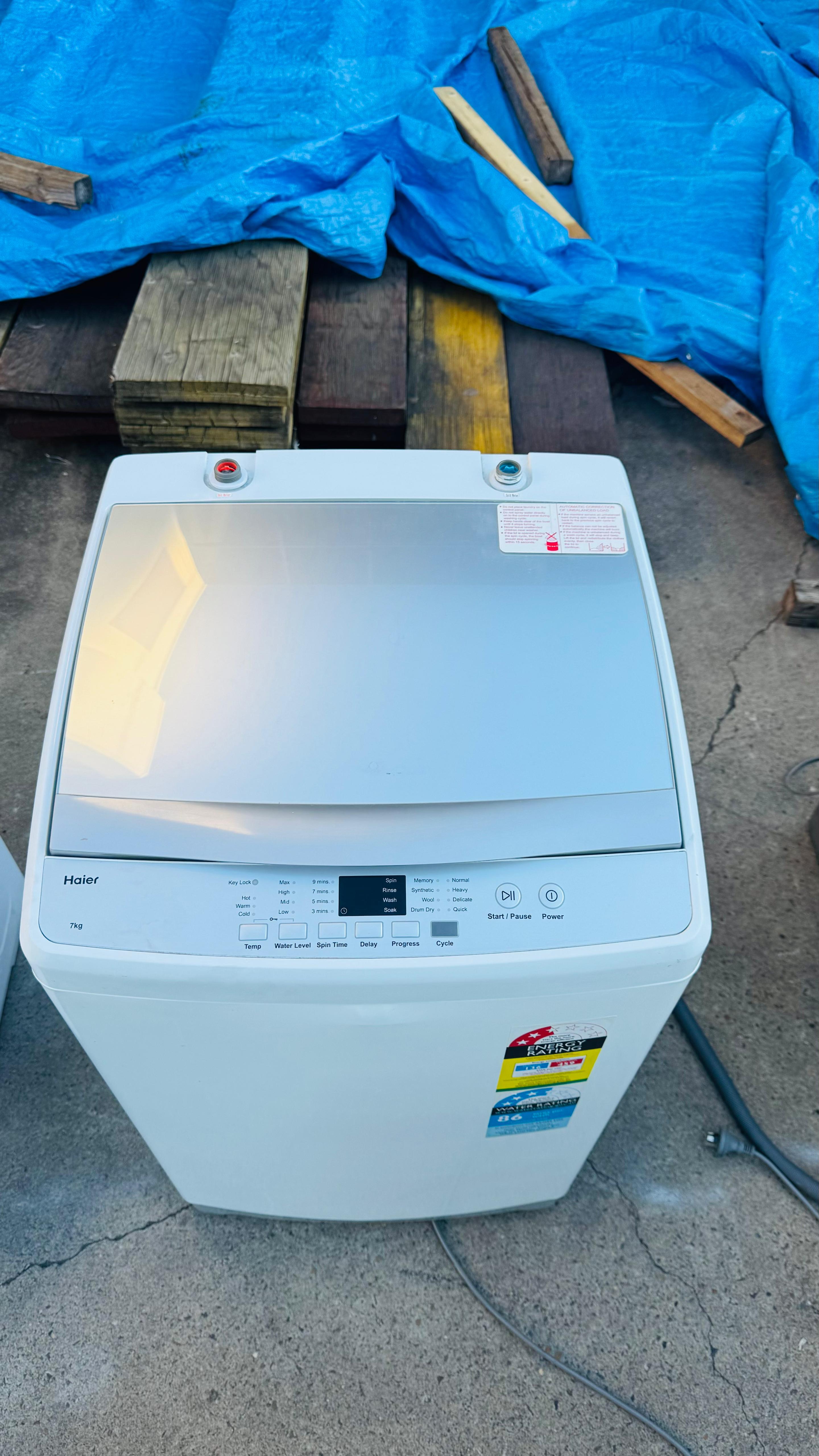 HAIER 7 KGS TOP LOADER WASHING MACHINE