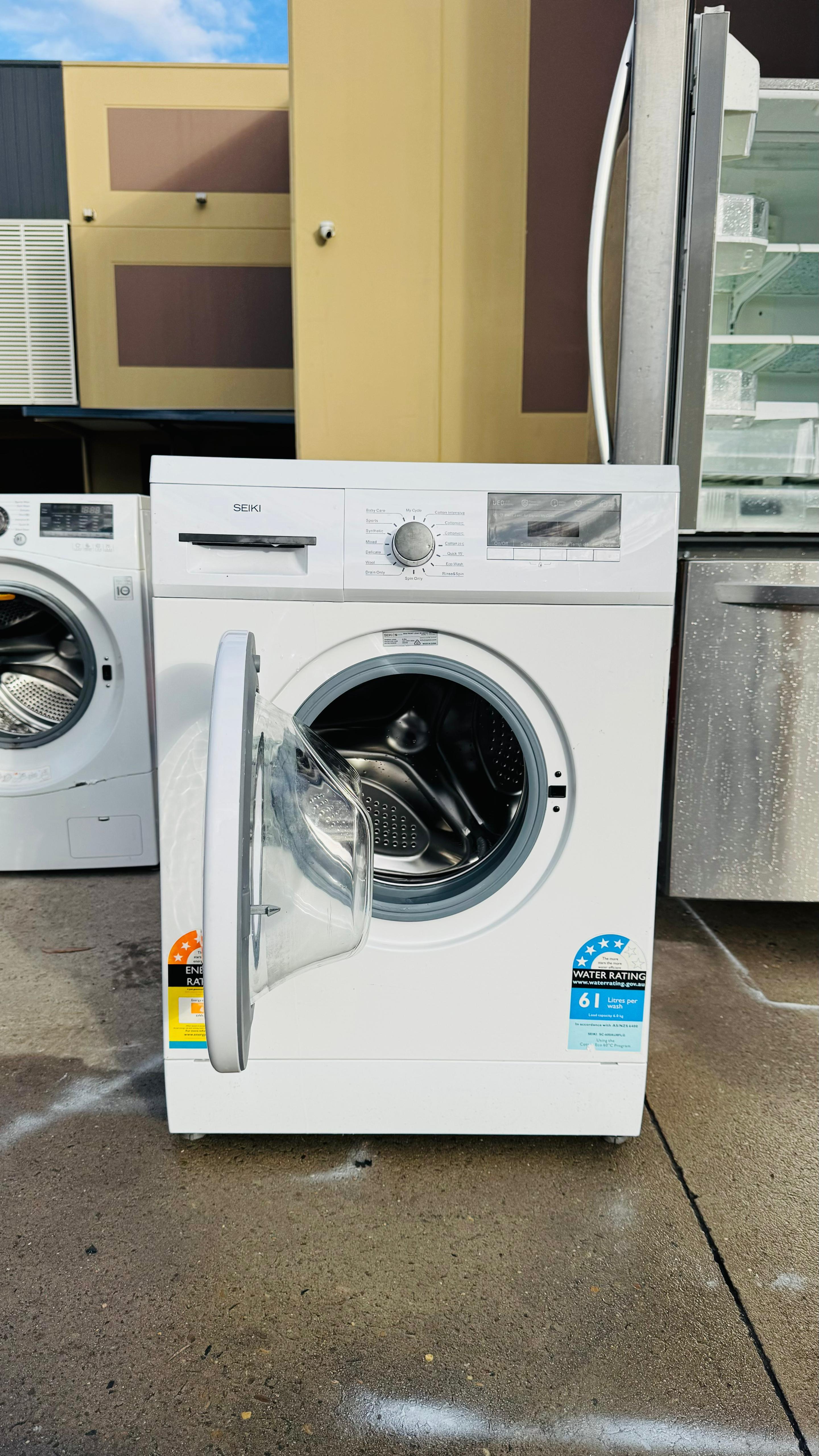 SEIKI 6KGS FRONT LOADER WASHING MACHINE