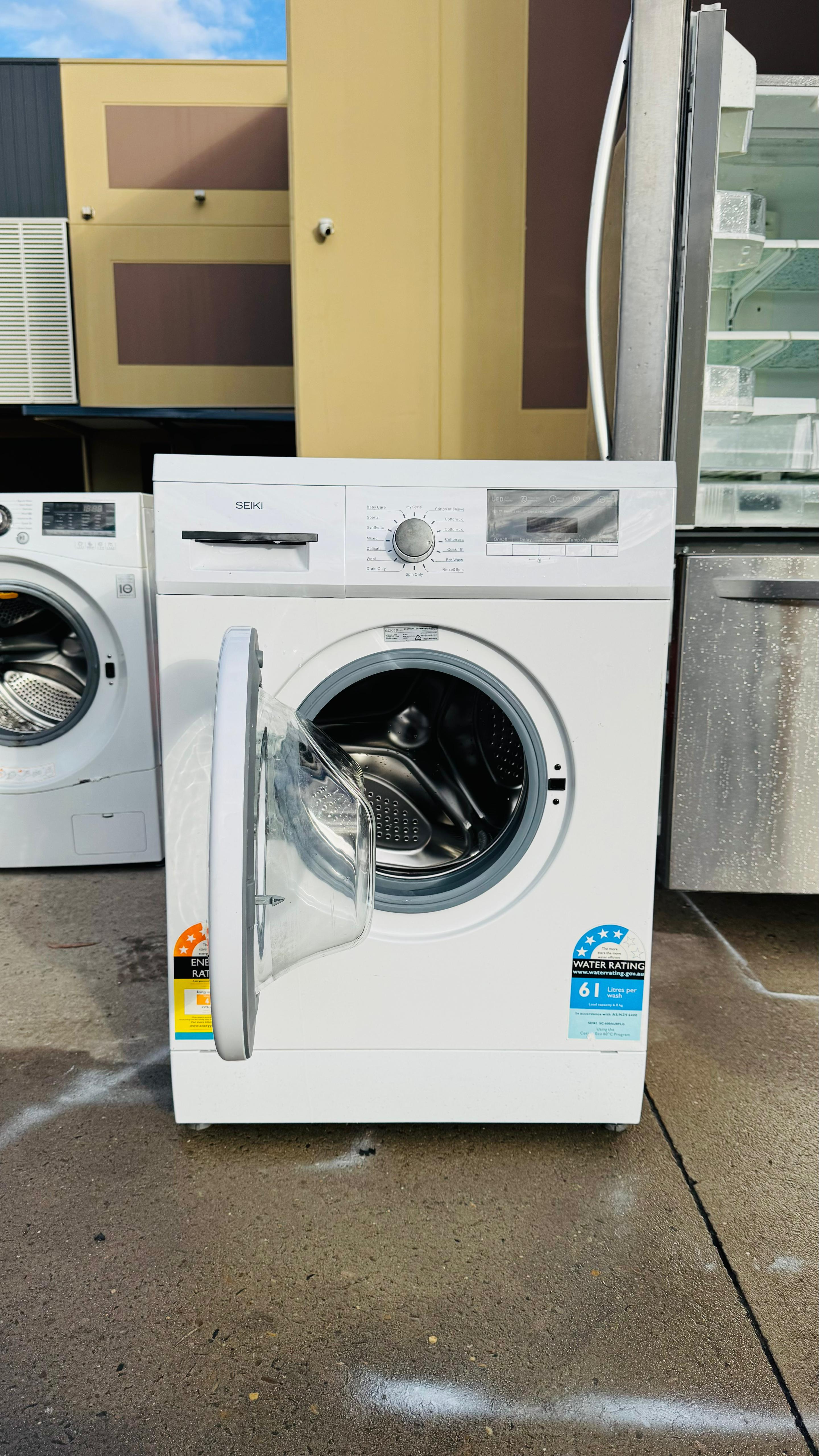 SEIKI 6KGS FRONT LOADER WASHING MACHINE