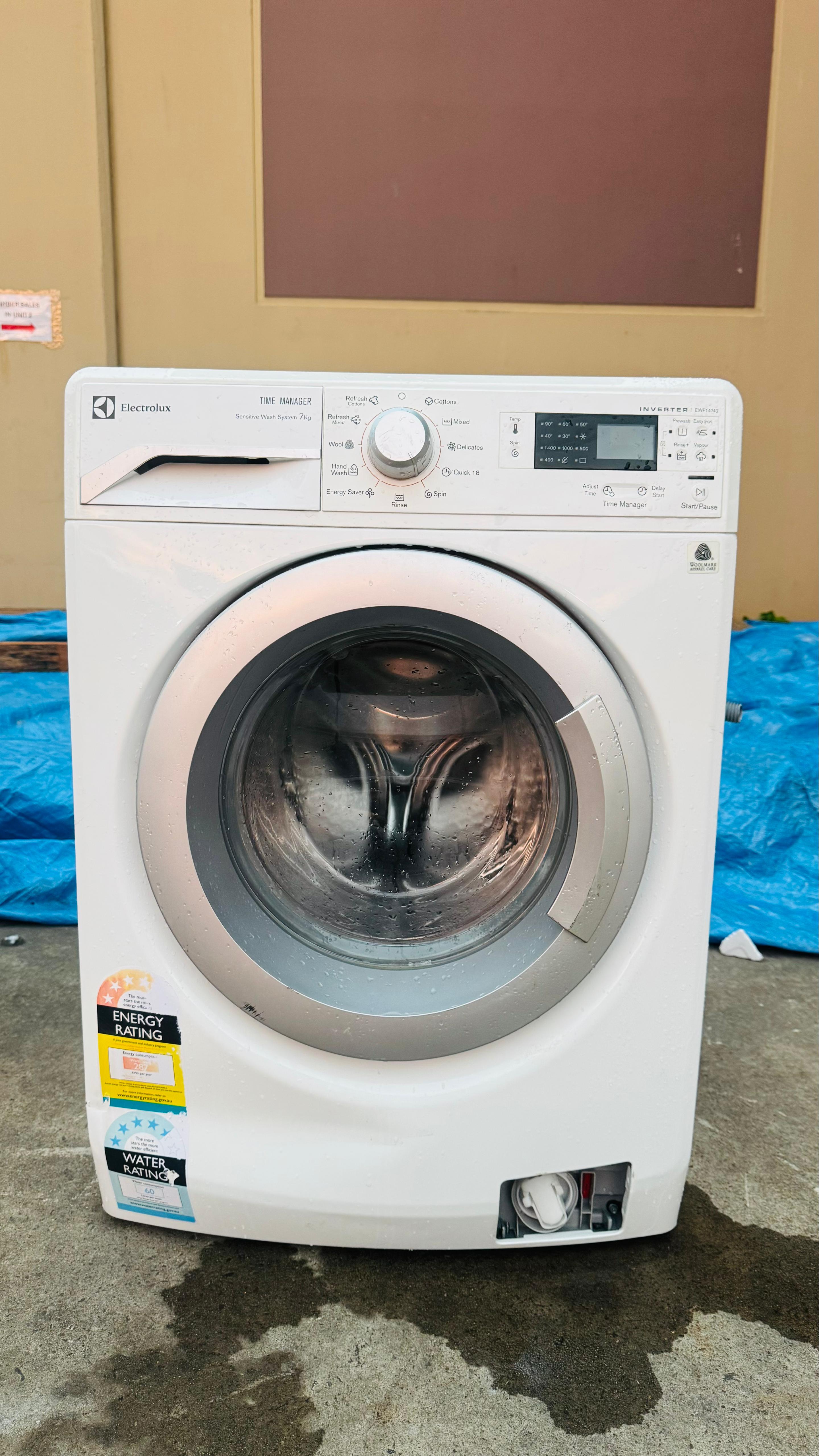 ELECTROLUX 7KGS FRONT LOADER WASHING MACHINE