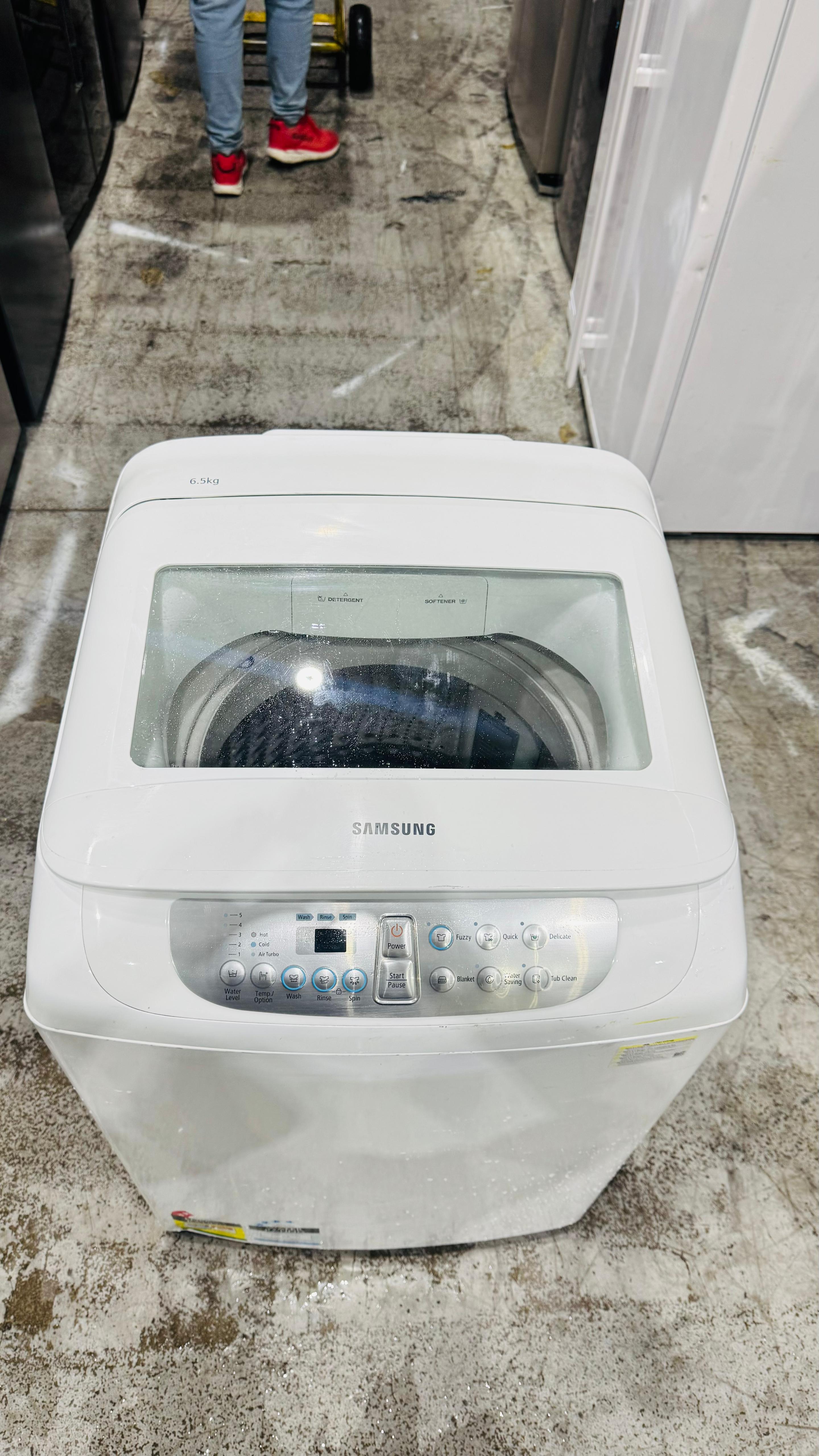 SAMSUNG 6.5 KGS TOP LOADER WASHING MACHINE
